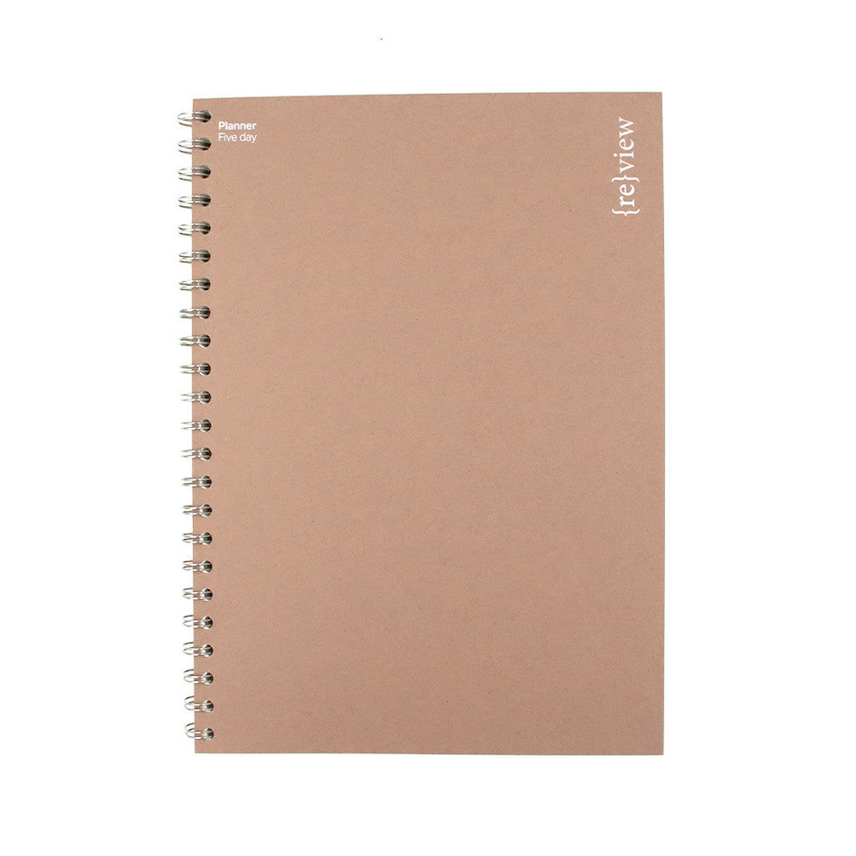 Coffeenotes Planner A4 5-Day Almond Journal - Daily Weekly Monthly Organizer for Work & Study - Perfect for Office, School & Home Use