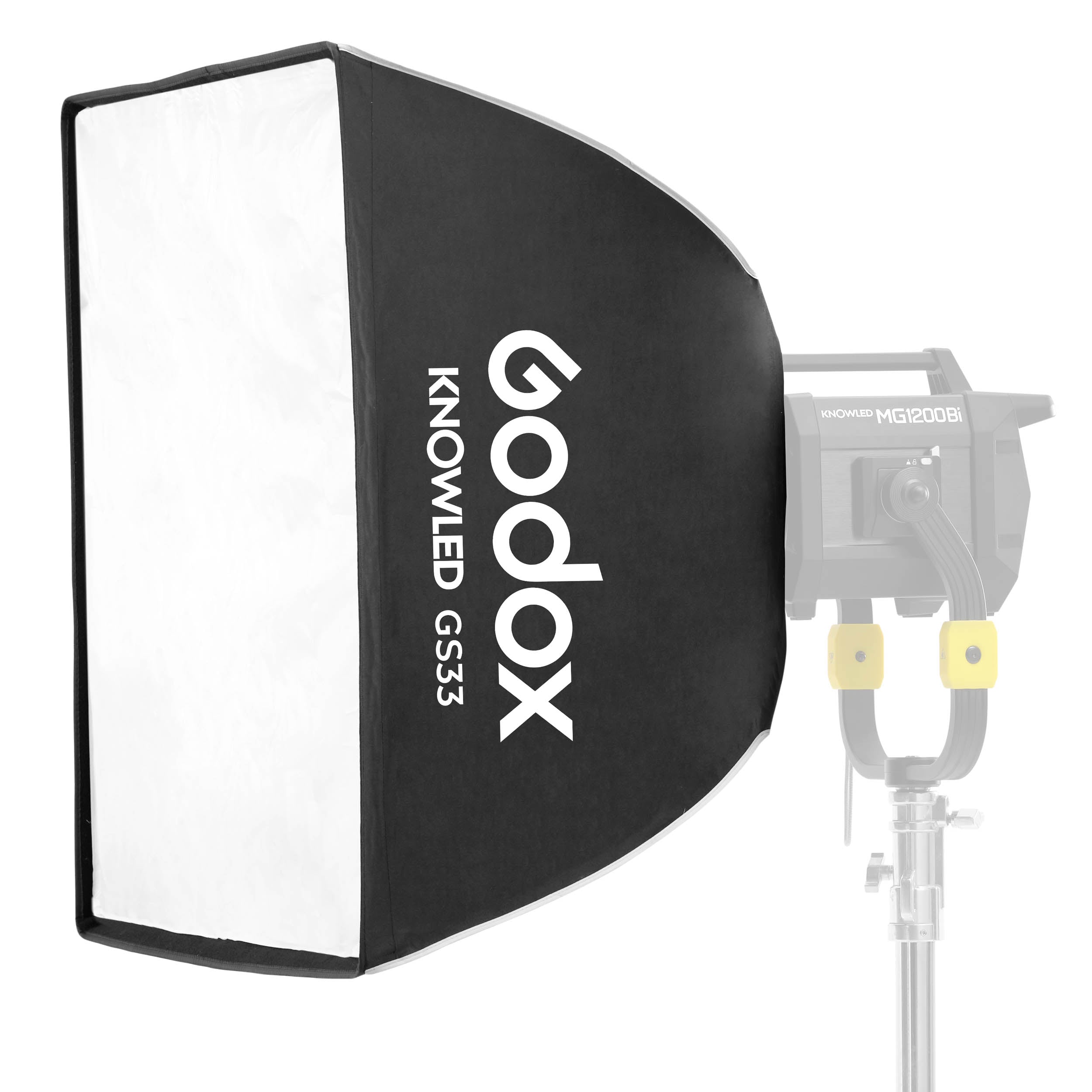 KNOWLED GS33 90x90cm (3x3ft) G Mount Softbox for MG1200Bi & MG2400Bi - Professional Photography Lighting Diffuser for Studio & Portrait Shoots