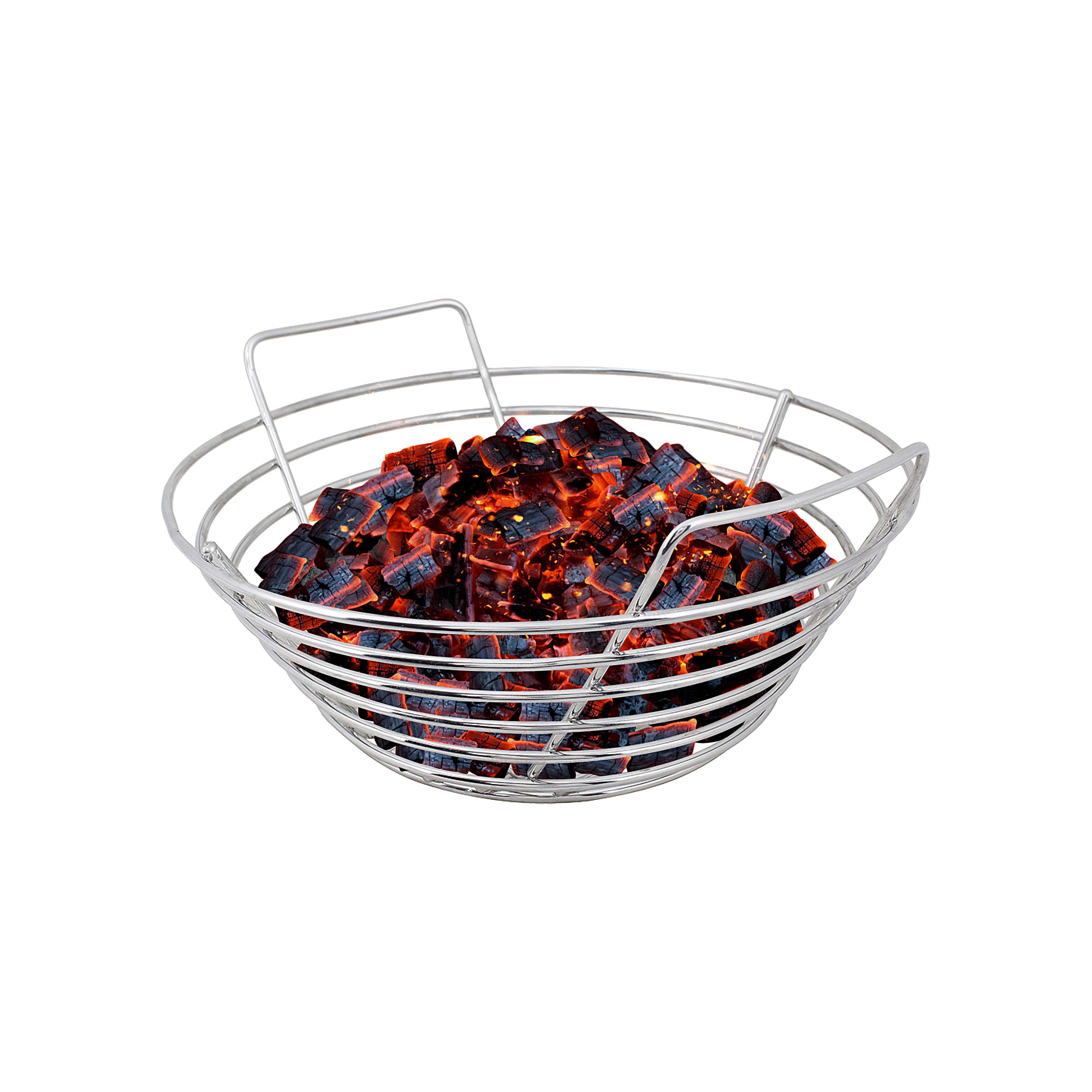 Premium Stainless Steel Kick Ash Basket for Big Green Egg Grill - Small Size | Durable Charcoal Ash Basket | Perfect for Grilling, Smoking & BBQ | Designed in USA for Outdoor Cooking & Backyard Gatherings