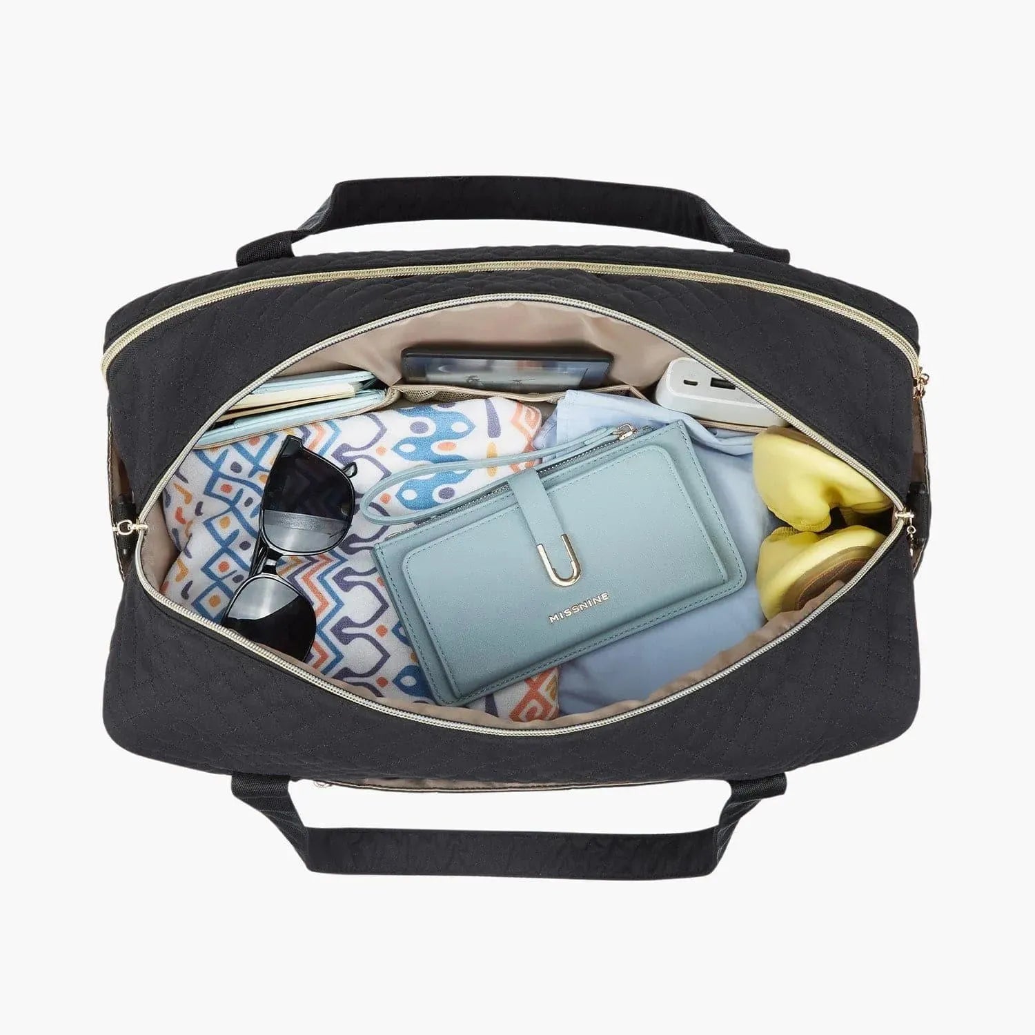 Large Weekender Overnight Bag with Shoe Compartment - Perfect Carry-On Luggage for Travel, Gym & Weekend Getaways