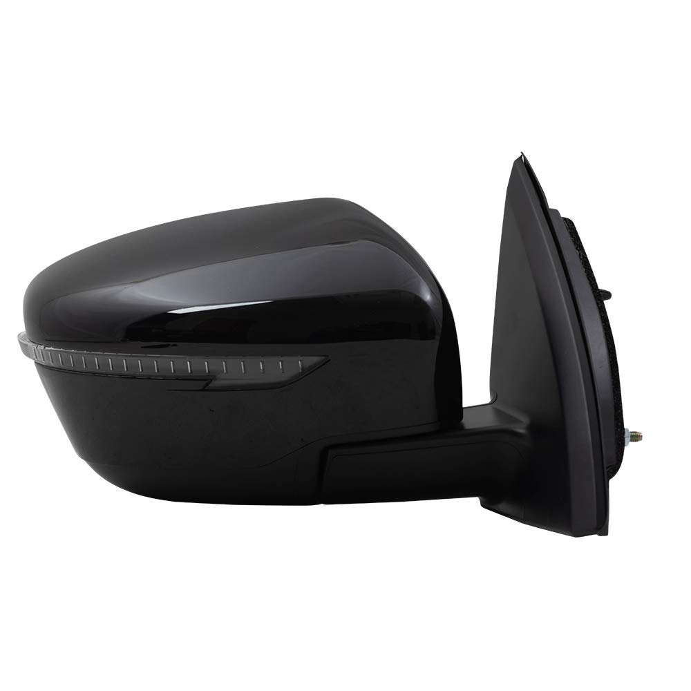 BROCK Pair Power Side Mirrors with Turn Signal Lamps - Compatible with 2017-2019 Nissan Rogue Sport (Driver & Passenger Set) - Replacement Parts 963026MA0A 963016MA0A 963745TA9A 963735TA9A - Perfect for Enhanced Visibility and Safety While Driving