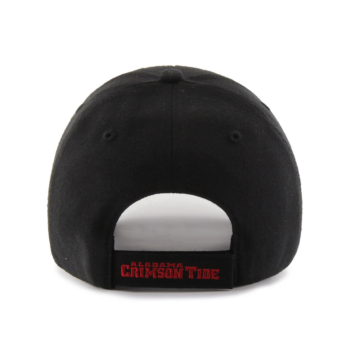 47 Brand Alabama Crimson Tide MVP Adjustable Baseball Cap - Black | NCAA Fan Gear for Football Games & Tailgating