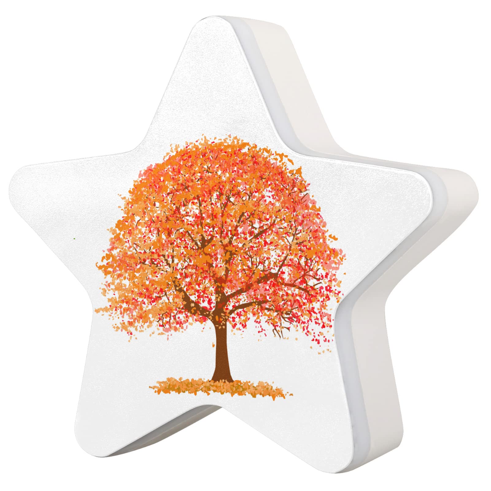 Pardick Plug-in Night Light with Dusk to Dawn Sensor - Autumn Tree LED Nightlight for Kids Room, Bedroom, Bathroom, Kitchen | Energy-Efficient Home Decor for Nursery, Hallway & Stairs | Perfect for Nighttime Safety and Cozy Ambiance