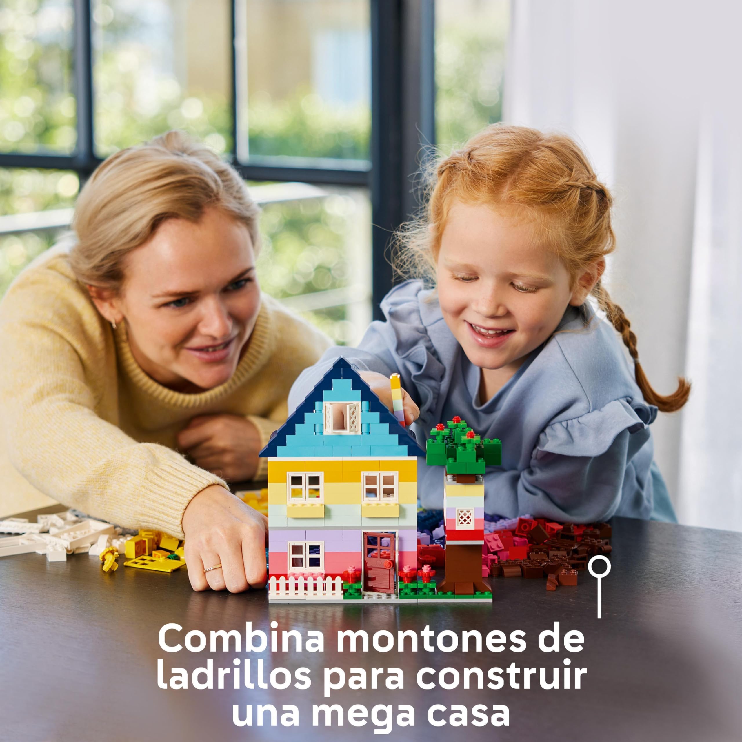 LEGO Classic Creative Houses Building Toy Set with Bricks, Doors, Windows & Gardens - Gift for Kids Boys & Girls Ages 4+ (11035) - Perfect for Imaginative Play, Home Decoration & DIY Projects