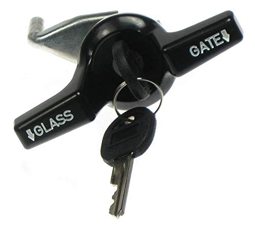 Chevy GMC Oldsmobile Tailgate Handle Lock with White Lettering - Anti-Theft Truck Bed Security with 2 Keys | Perfect for Pickup Trucks, Camping & Outdoor Adventures