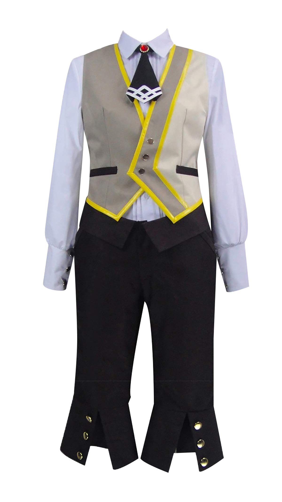 Servant Henry Jekyll & Hyde Cosplay Costume S002 - Victorian Steampunk Outfit for Halloween, Anime Conventions & Role-Playing Games