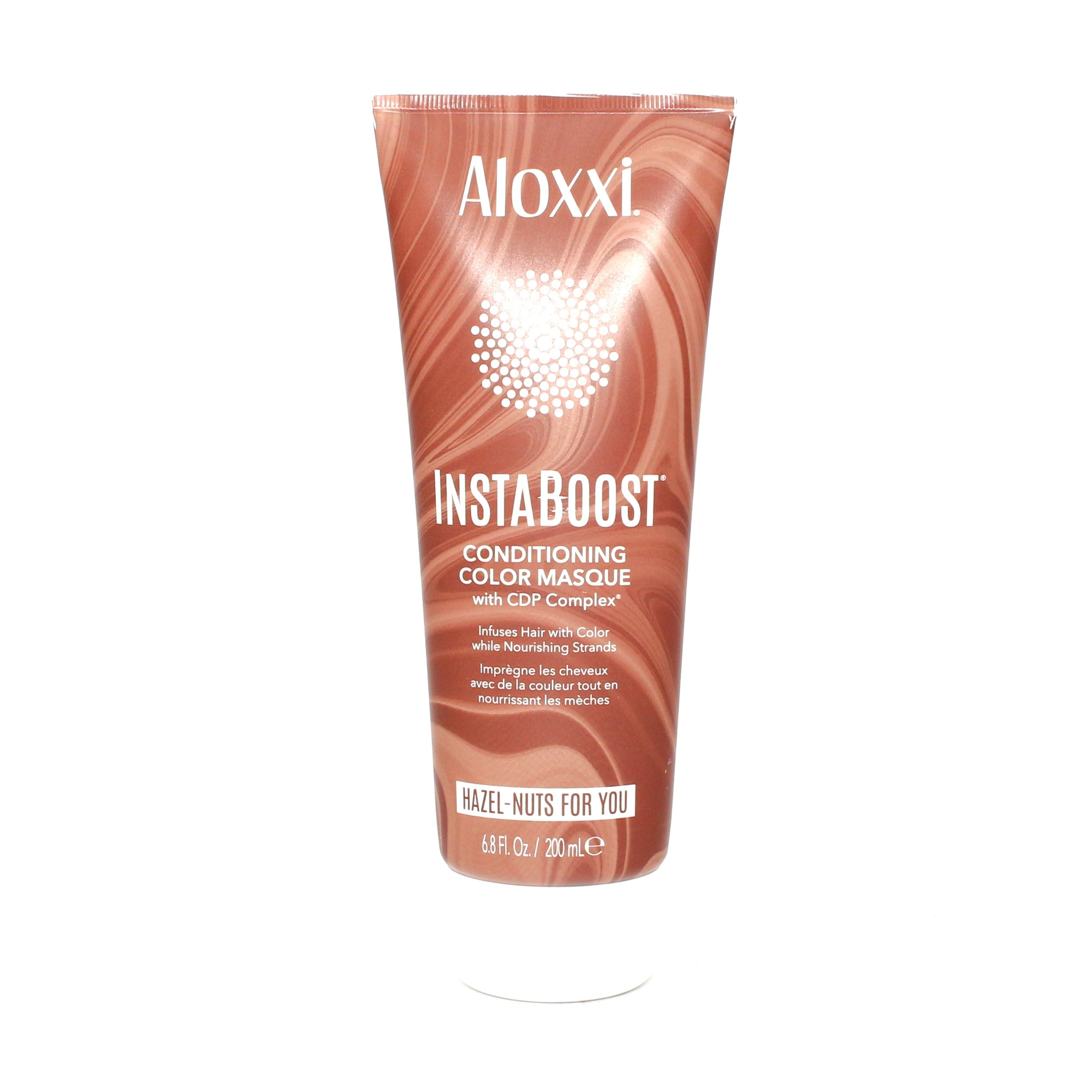Aloxxi Instaboost Conditioning Color Masque for Brunettes - 6.8 oz | Hydrating Hair Treatment with Hazel Nuts for Shine & Vibrant Color | Perfect for Salon-Quality At-Home Hair Care