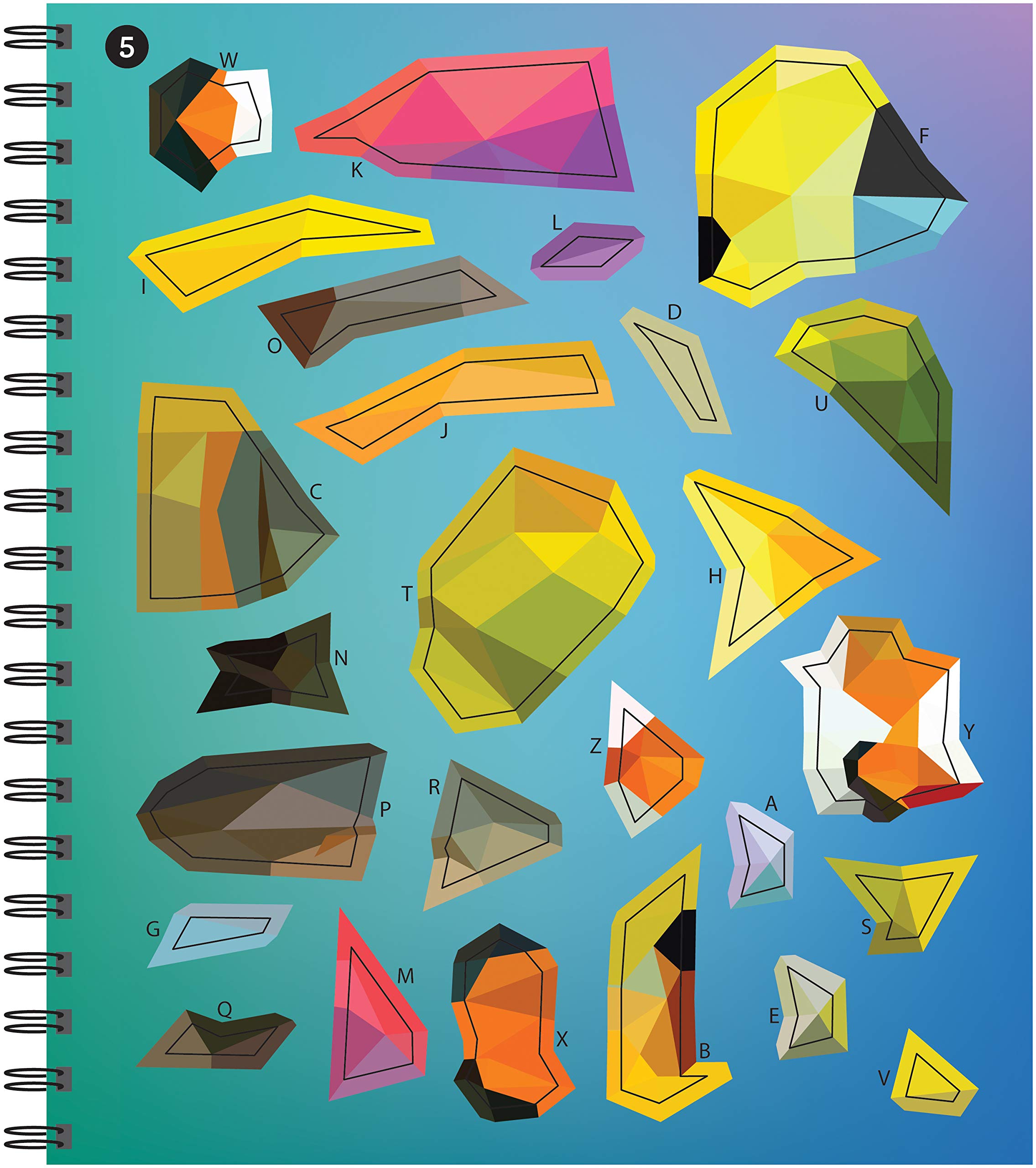 Ocean Sticker by Letter Puzzle Book - Kids Brain Games for Travel & Learning