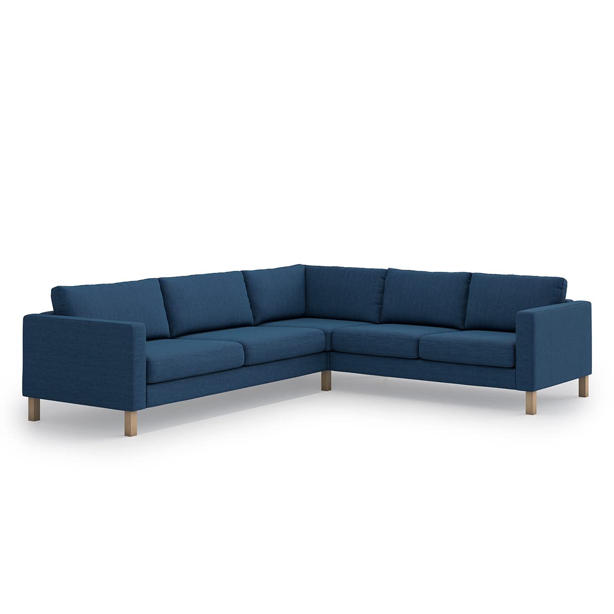 Heavy Duty Durable IKEA Karlstad Sofa Cover Replacement - Polyester Navy Blue Slipcover for Sectional & Corner Couch - Perfect for Home, Office, and Living Room Protection