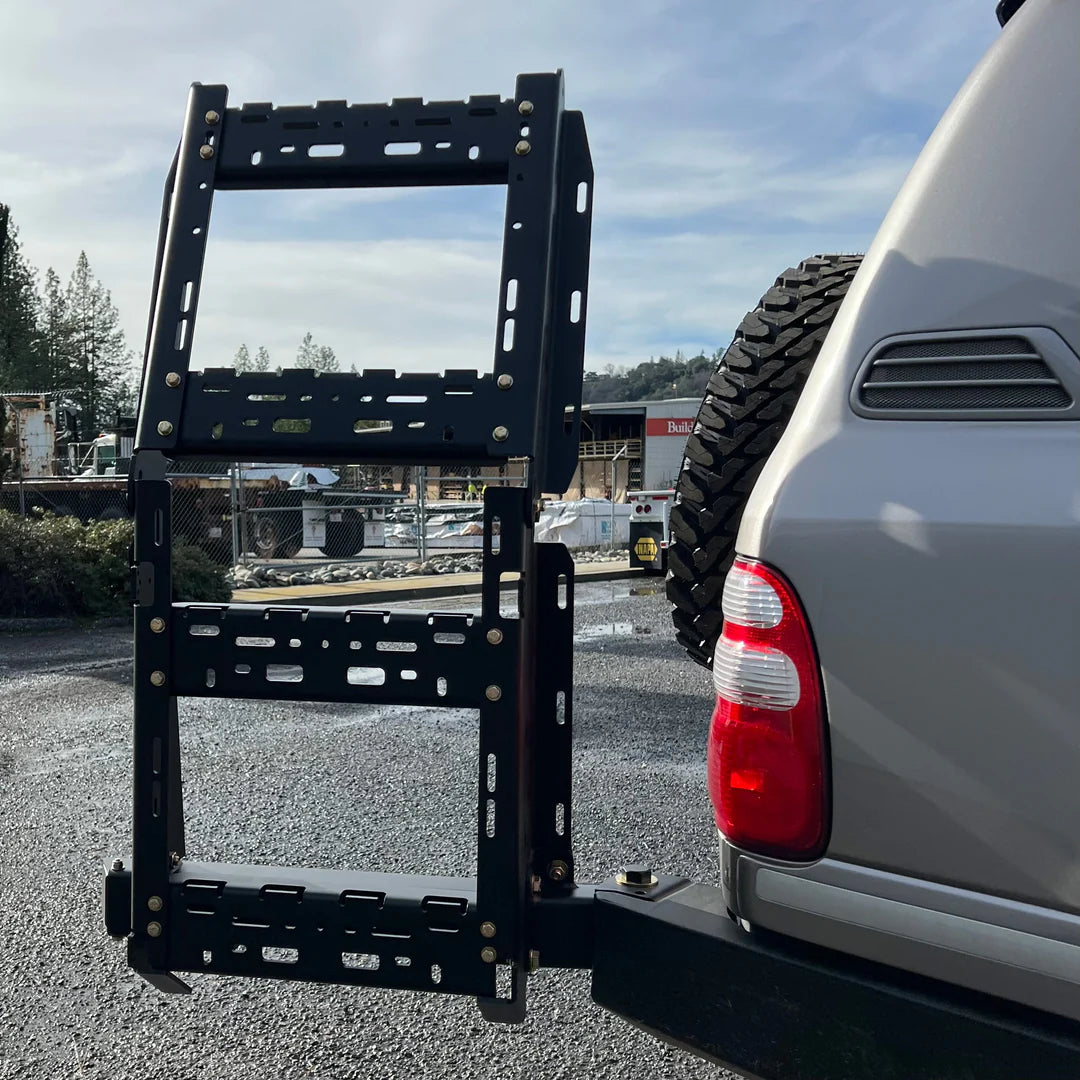 Dissent Off Road Ladder Swing Out for Jeep Wrangler JK & JL - Heavy Duty Modular Rear Bumper Accessory for Off-Roading & Overlanding Adventures