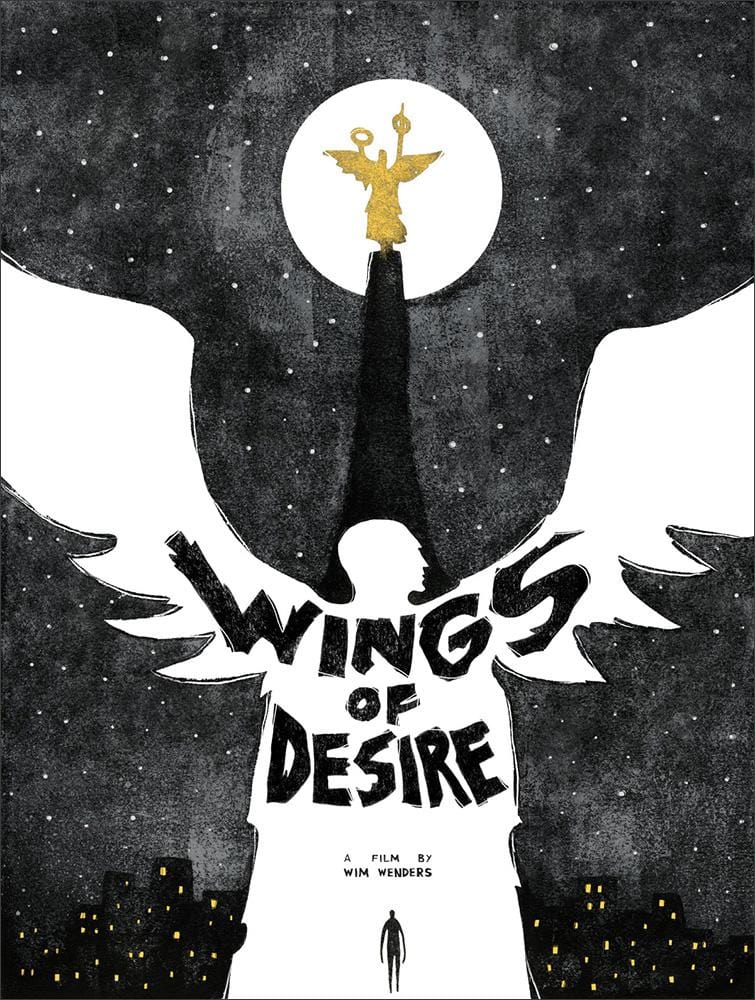 Black Dragon Press x Mondo #05: Wings of Desire Poster - Limited Edition Art Print for Movie Lovers & Home Decor - Perfect for Living Room, Bedroom or Office Wall Art