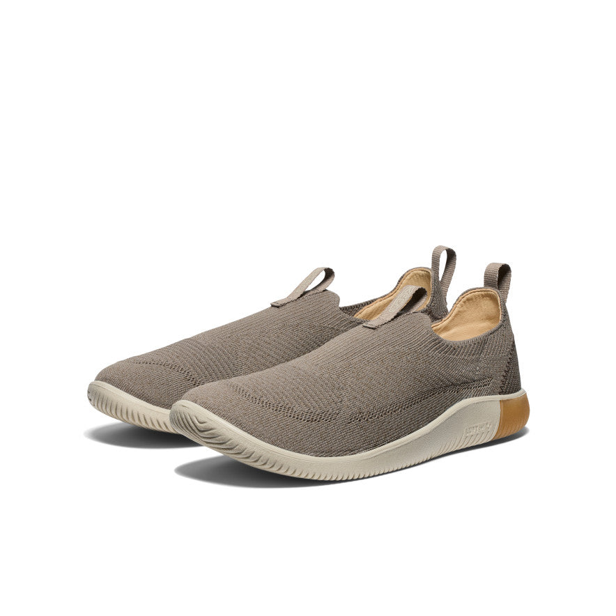 Men's KNX Knit Slip On Shoes - Brindle/Canteen Color - Comfortable Casual Loafers for Walking, Travel & Everyday Wear