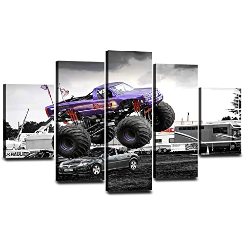 Purple Monster Truck