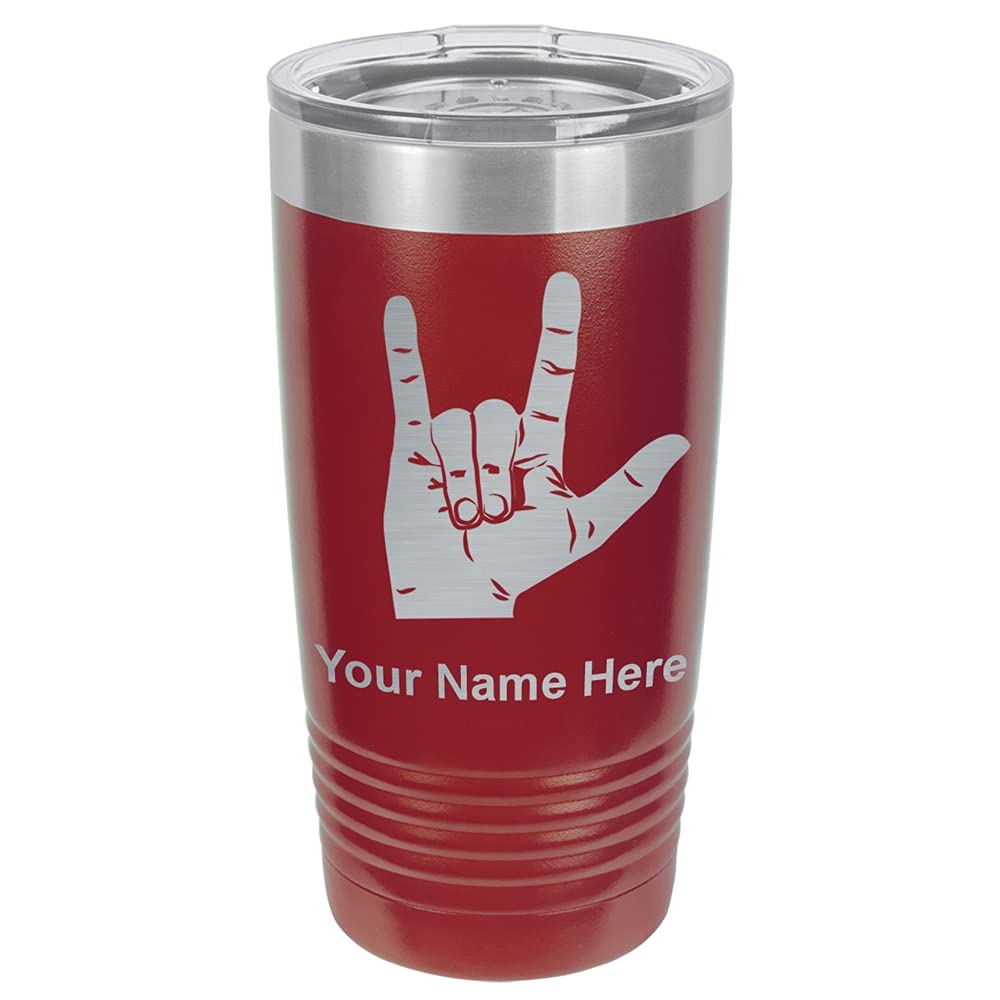 LaserGram 20oz Vacuum Insulated Stainless Steel Tumbler Mug with 