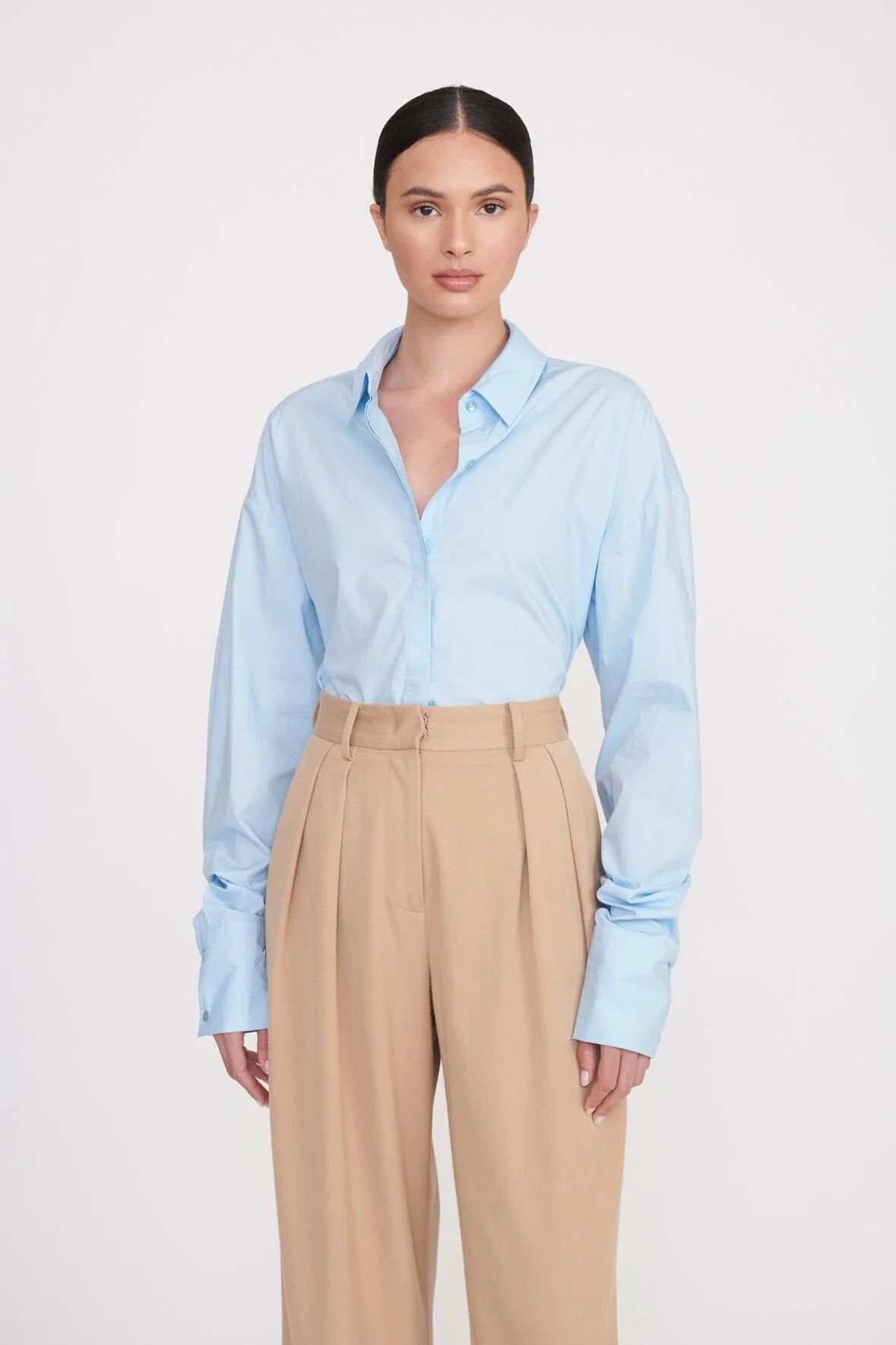 Premium Colton Shirt in French Blue | Classic Casual Button-Down for Men | Perfect for Office, Date Night & Weekend Outings