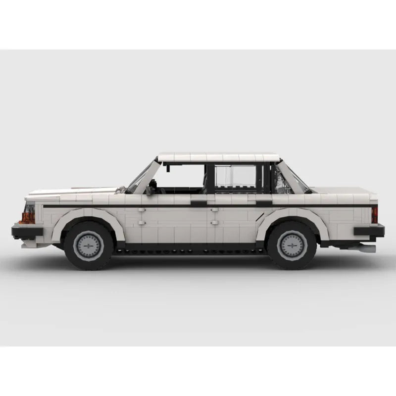 1711pcs MOC 155929 Volvo 240 Sedan Building Blocks Set - DIY Car Model Kit for Adults & Teens - Perfect for Home Decoration, Gift & Collector's Display