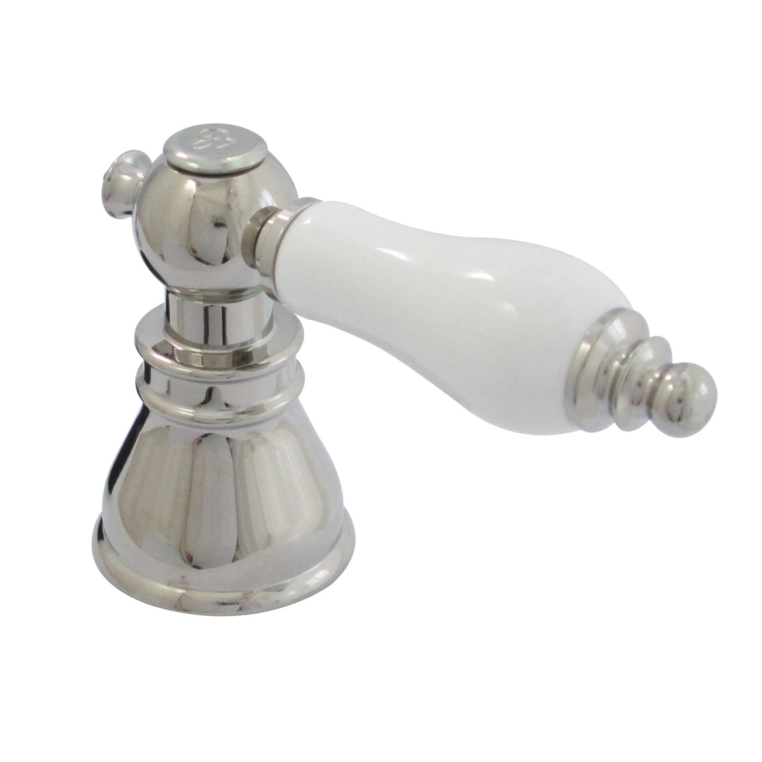 American Patriot FSCH1979APLC Polished Nickel Porcelain Lever Handle (Cold Side) - Perfect for Bathroom & Kitchen Faucet Replacement, DIY Home Renovation
