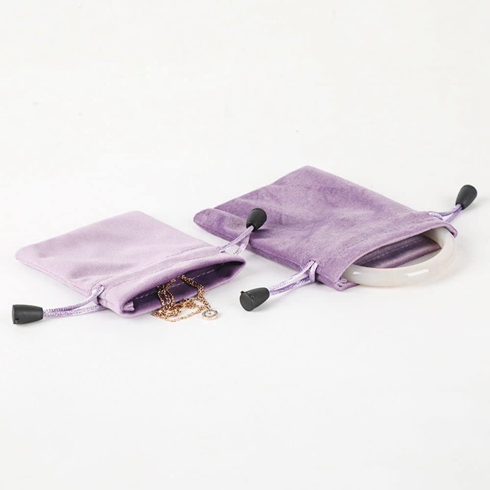 Luxury Velvet Drawstring Jewelry Bags - Soft Exquisite Pouches for Jewelry Storage, Gift Wrapping, Candy Favors (10x15cm, Black) | Perfect for Christmas, Weddings, Birthday Parties & Special Occasions