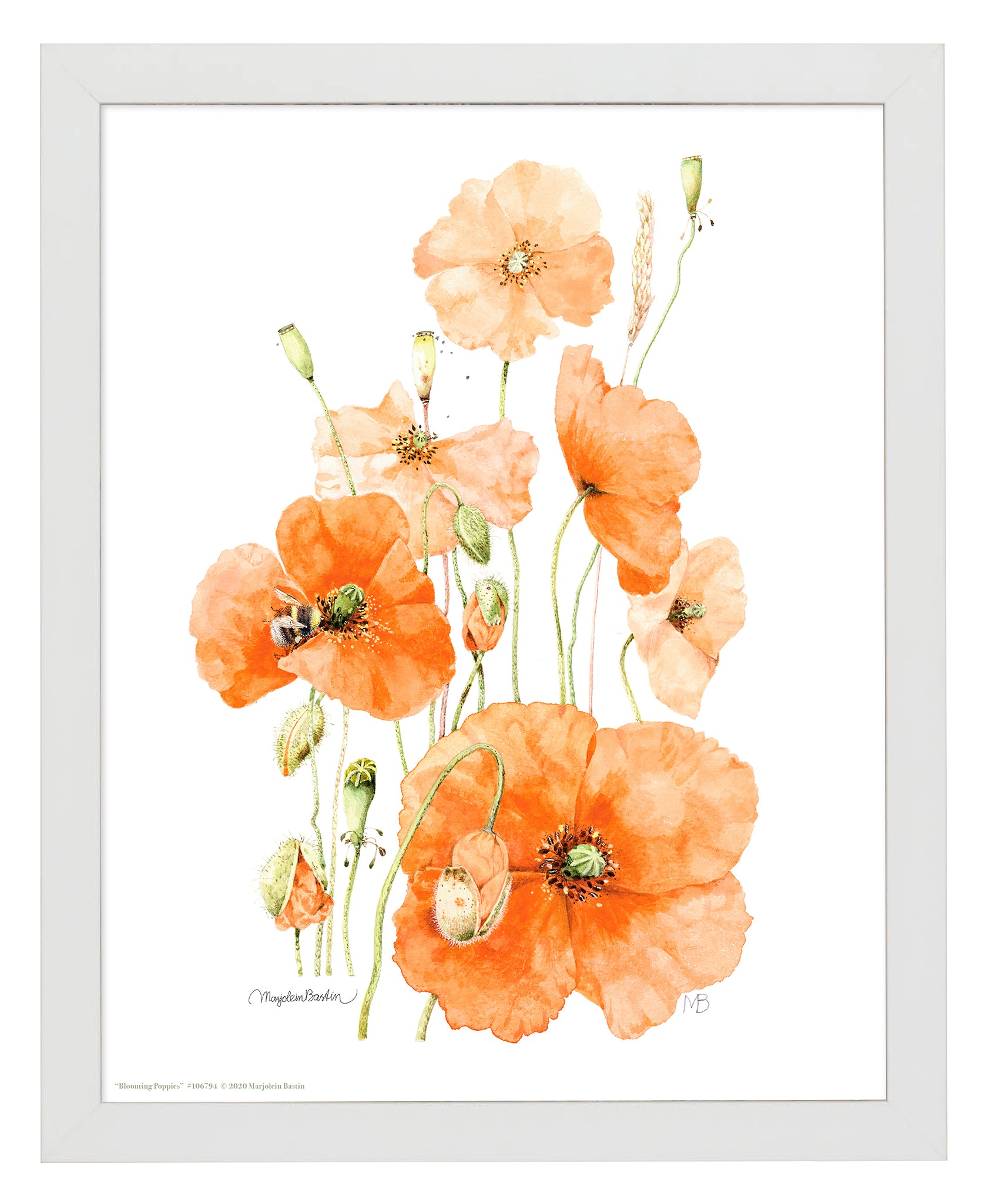 Blooming Poppies Wall Art - Vibrant Floral Canvas Prints for Home & Office Decor - Perfect for Living Room, Bedroom, and Office Spaces