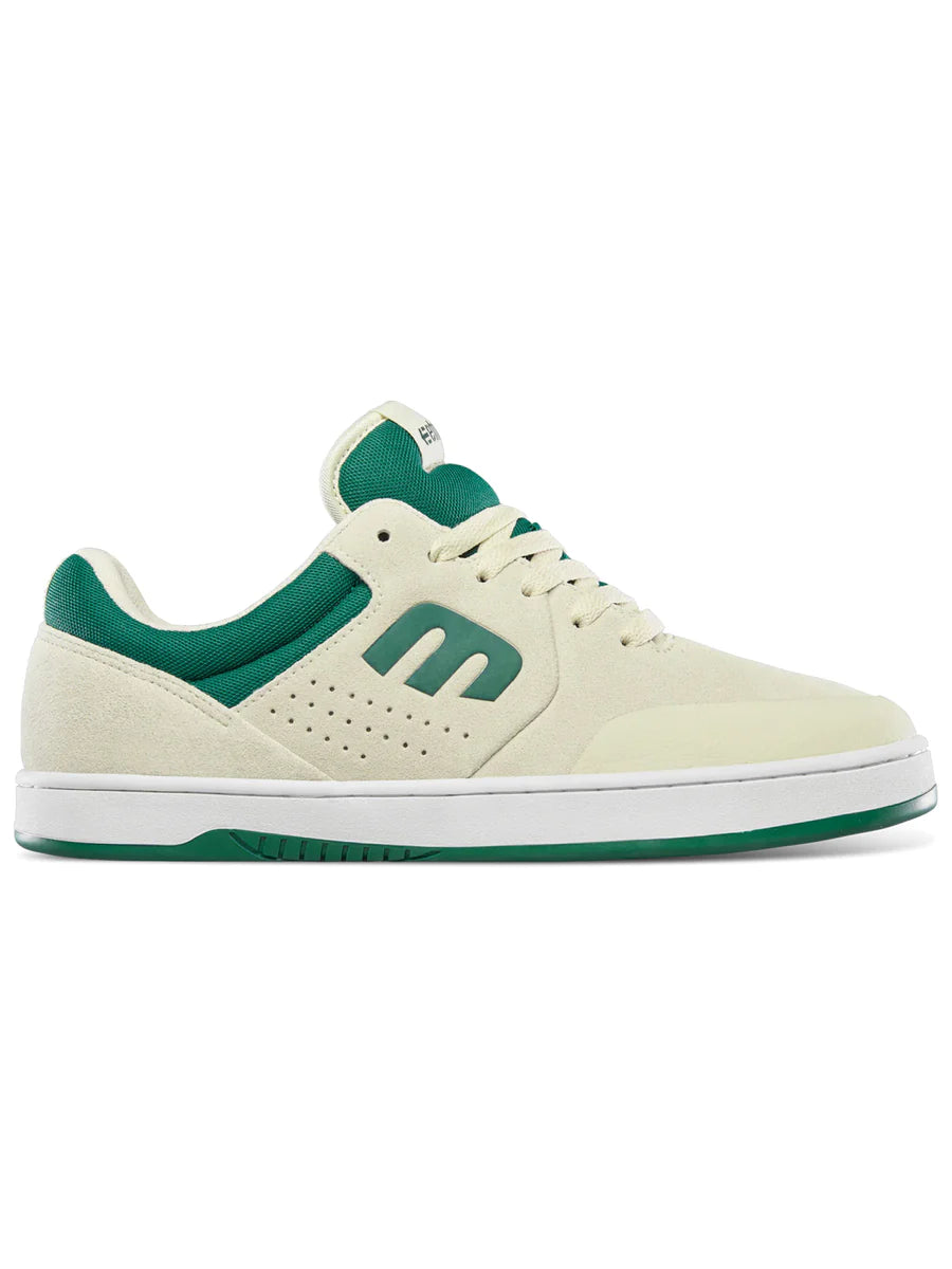 Etnies Marana Skate Shoes for Men - Tan & Green High-Performance Sneakers for Skateboarding & Streetwear Fashion