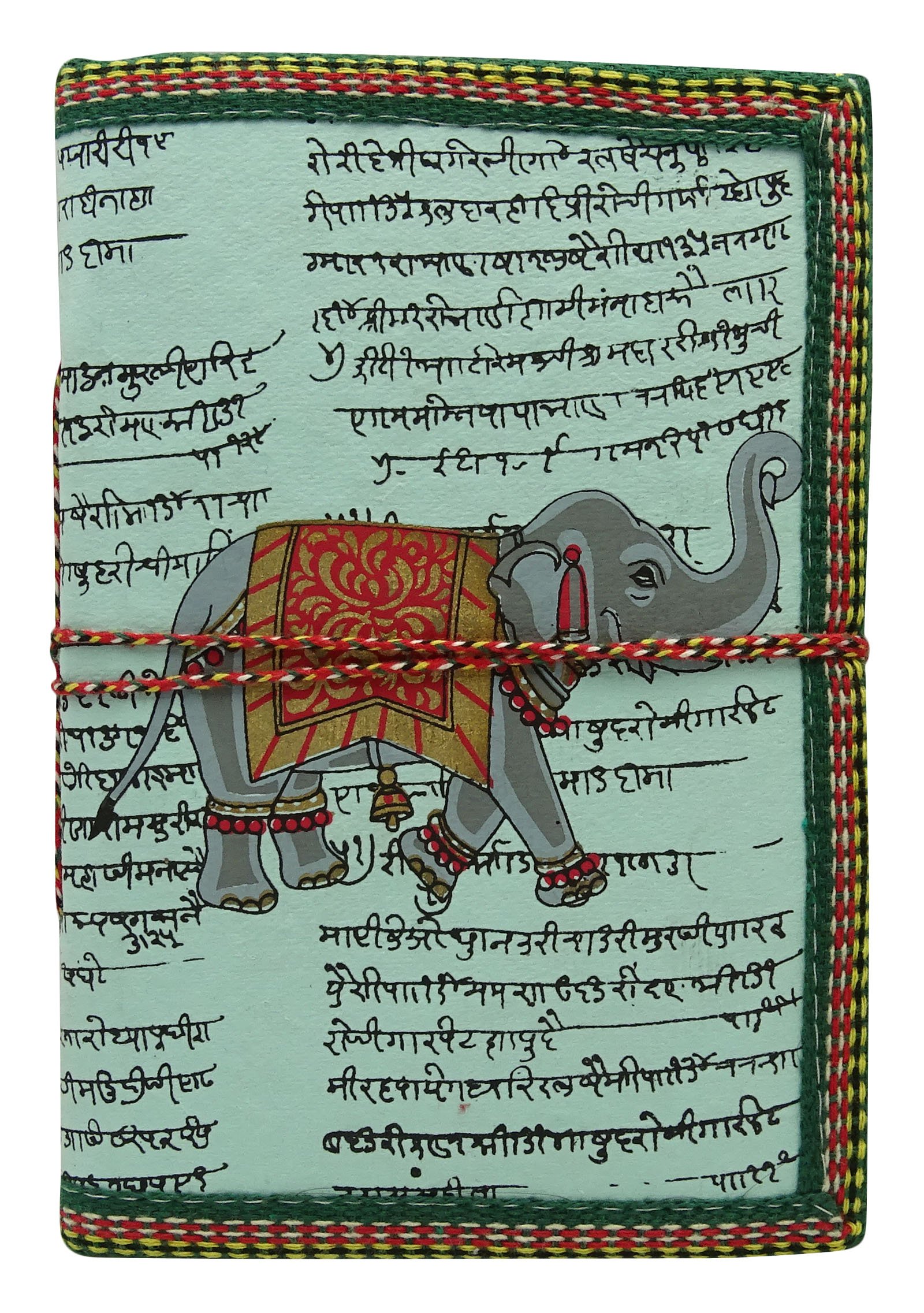 Stylewise Mini Pocket Notebook - Handmade Recycled Paper Journal with Elephant Design | Perfect for Travel, Sketching & Daily Notes