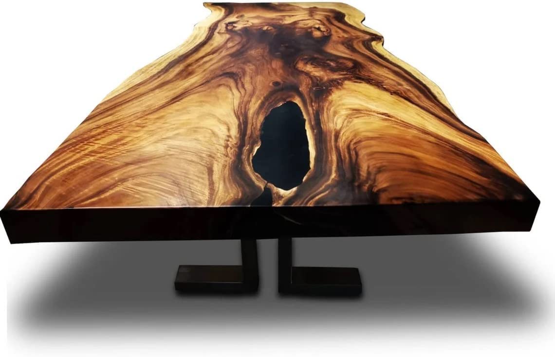 Custom Epoxy River Dining Table - 60