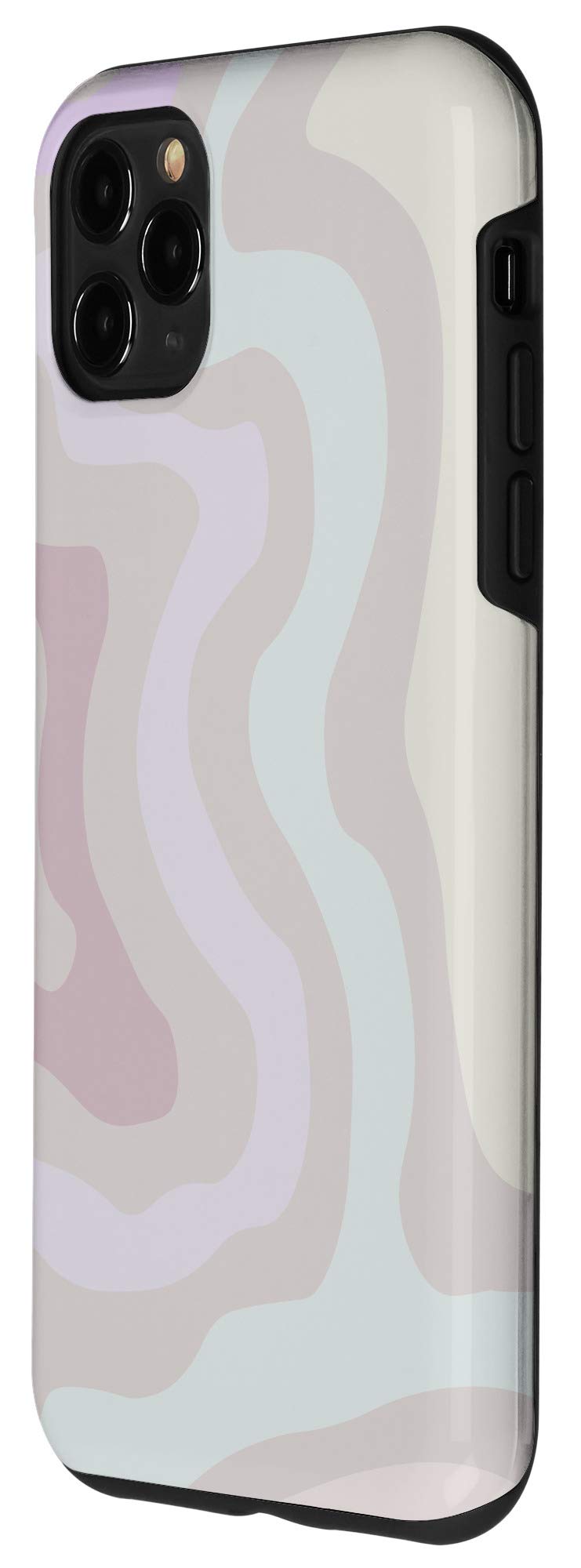 iPhone 11 Pro Max Case - Liquid Swirl Abstract Retro Design Protective Cover | Shockproof Slim Fit Phone Case for iPhone 11 Pro Max | Perfect for Daily Use, Travel & Outdoor Activities