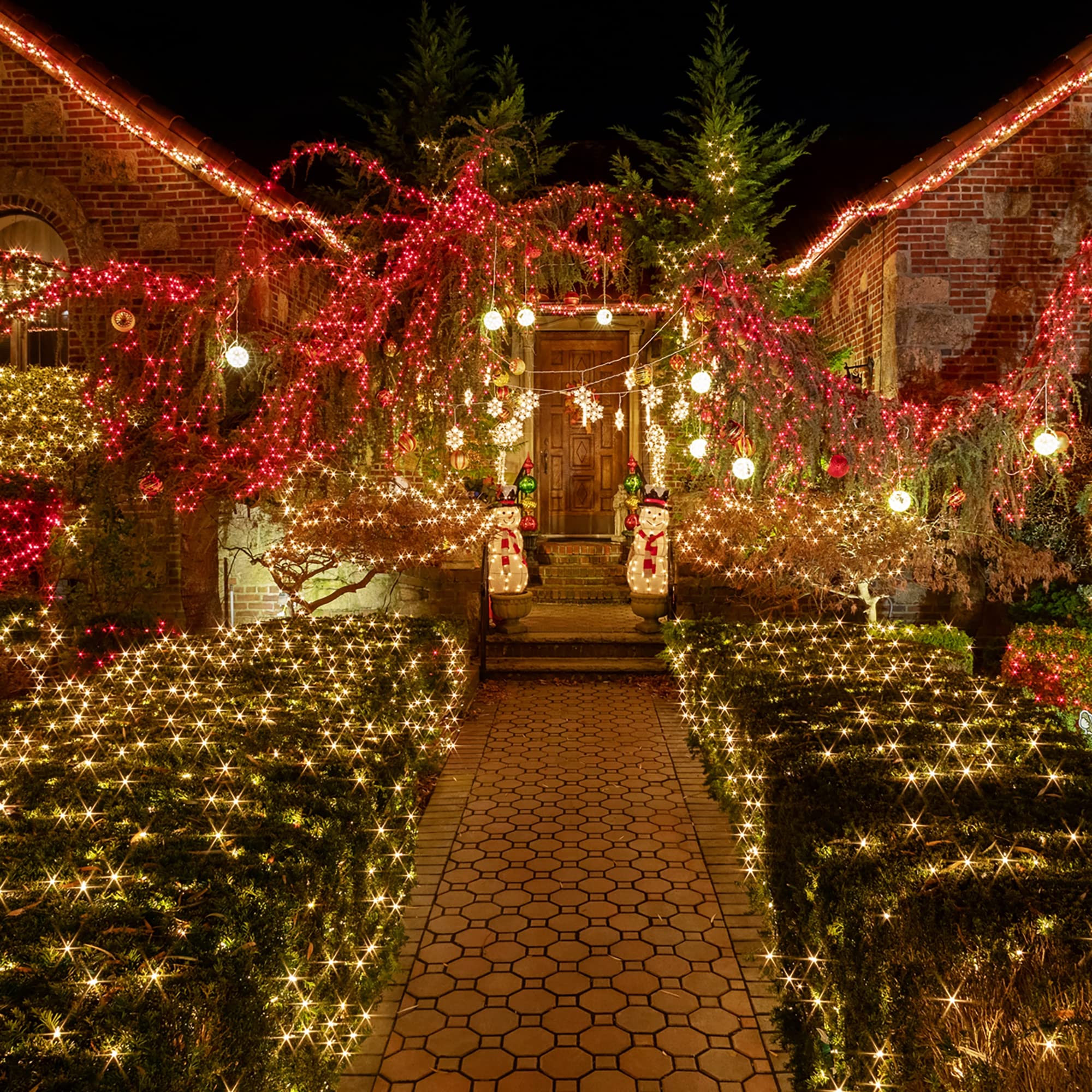 TW SHINE 80FT 240 LED Solar String Lights Outdoor Waterproof - Warm White Fairy Lights with 8 Modes & Copper Wire - Perfect for Christmas, Wedding, Party, Garden, Yard, and Tree Decorations (2 Pack)