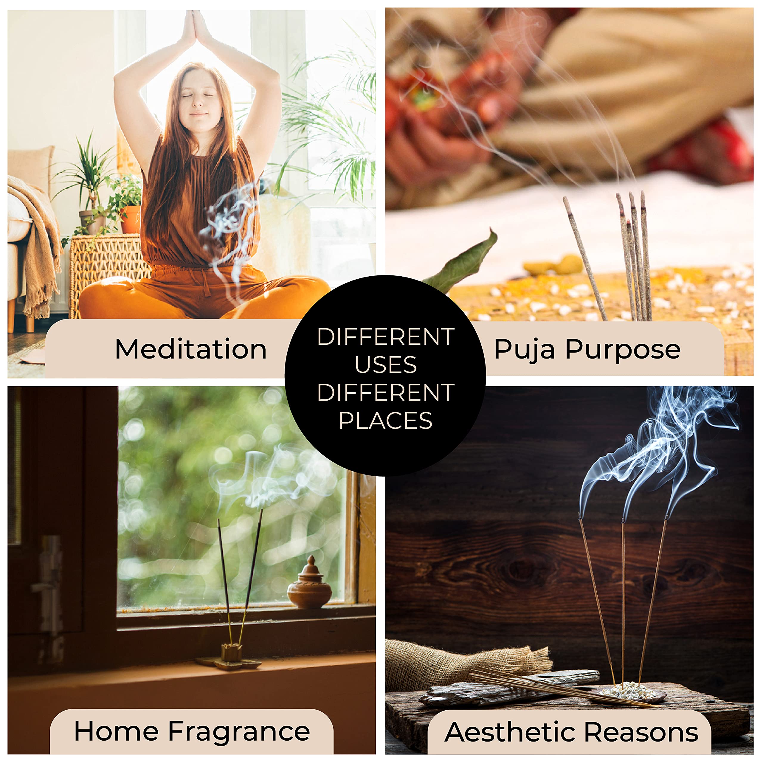 Pink Sugar Supreme Crystals - Fruity & Sweet Scented Incense Sticks with Essential Oils | Hand-Dipped Premium Aromatherapy | Choose 8-Bundle Pack for Home Relaxation, Meditation & Spiritual Practices
