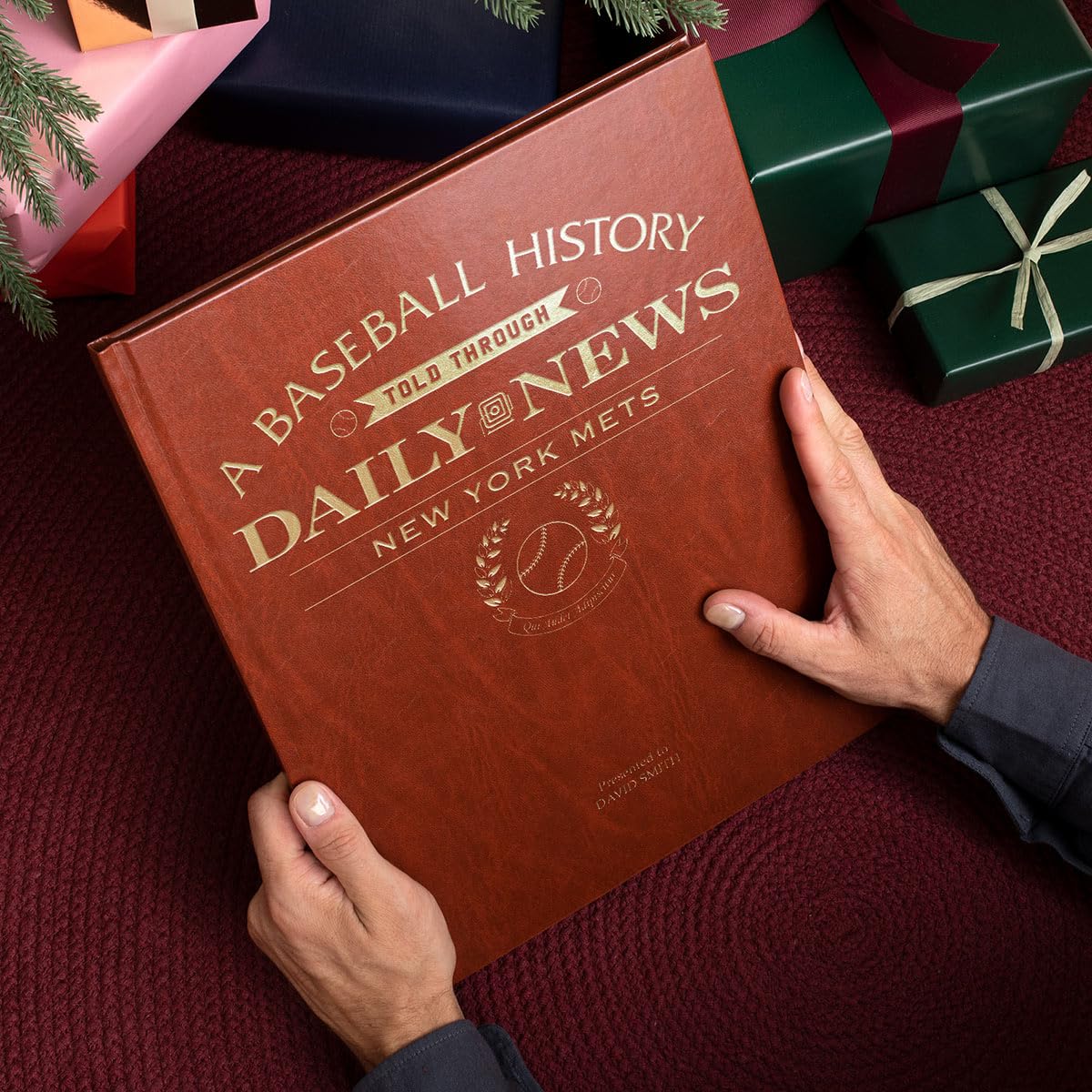 Personalized Baseball History Book - Custom MLB Gifts for Sports Fans - Major League Baseball Newspaper Archive Collection - Perfect for Father's Day, Birthday & Sports Memorabilia Collectors