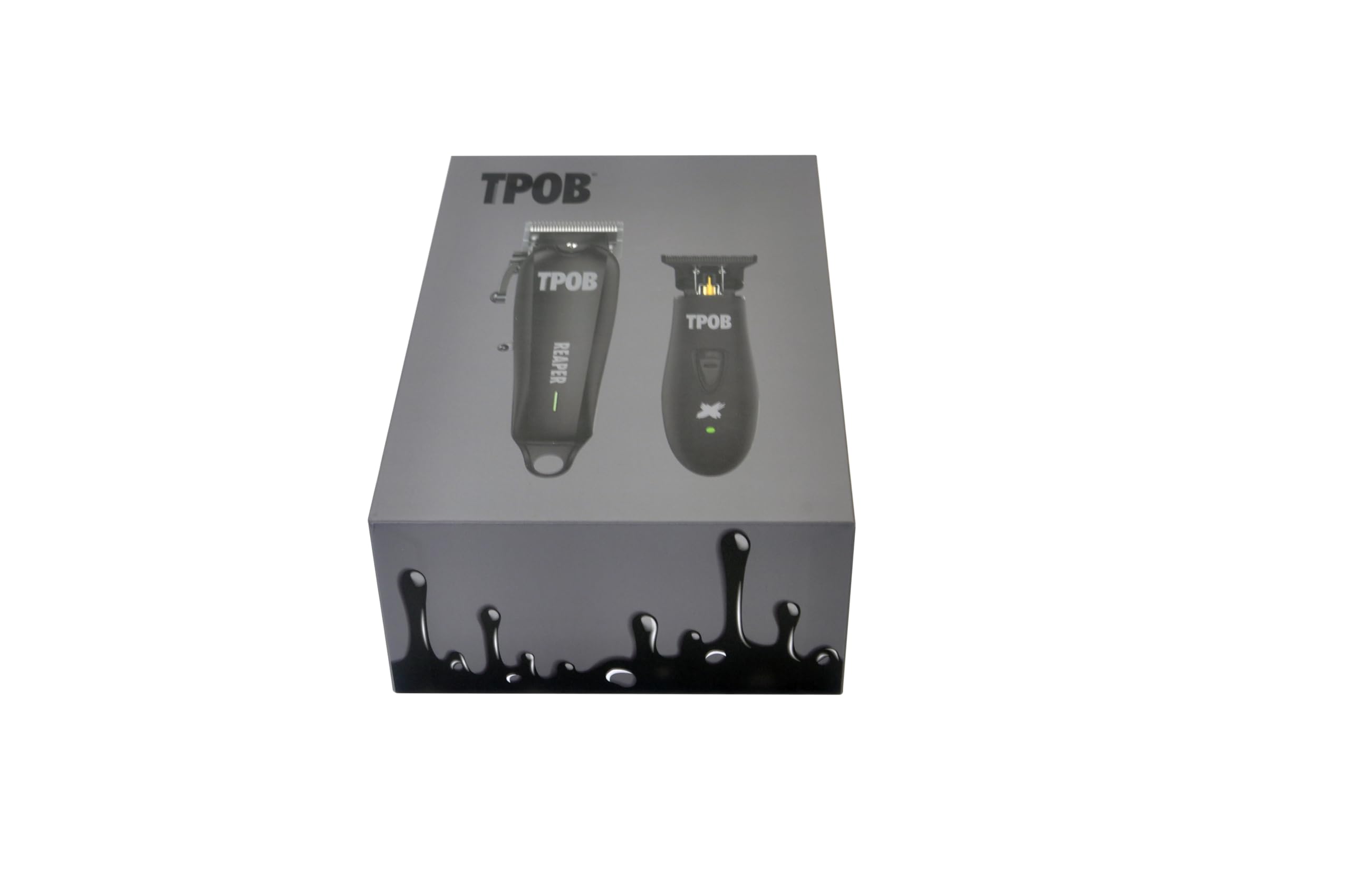 TPOB Professional Hair Clipper & Trimmer Set (Black) - Perfect for Home Haircuts, Beard Grooming & Personal Styling