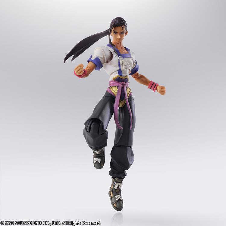 Bring Arts Xenogears Fei Fong Wong Action Figure - Square Enix Collectible Anime Model for Display, Gifts, and Gaming Decor