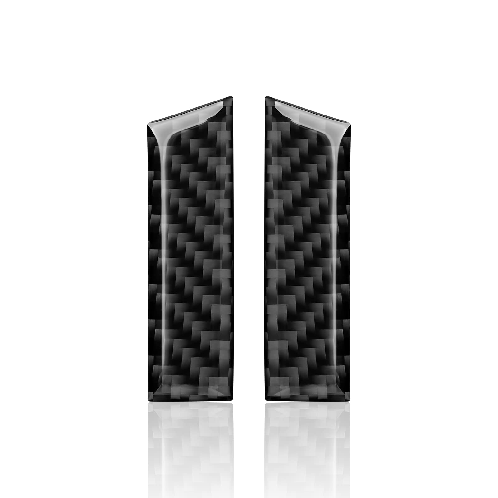 2022-2023 Honda Civic 11th Gen Carbon Fiber A-Pillar Decals - Interior Car Door Window Decorative Stickers | Upgrade Your Ride's Style for Sedan & Coupe Models