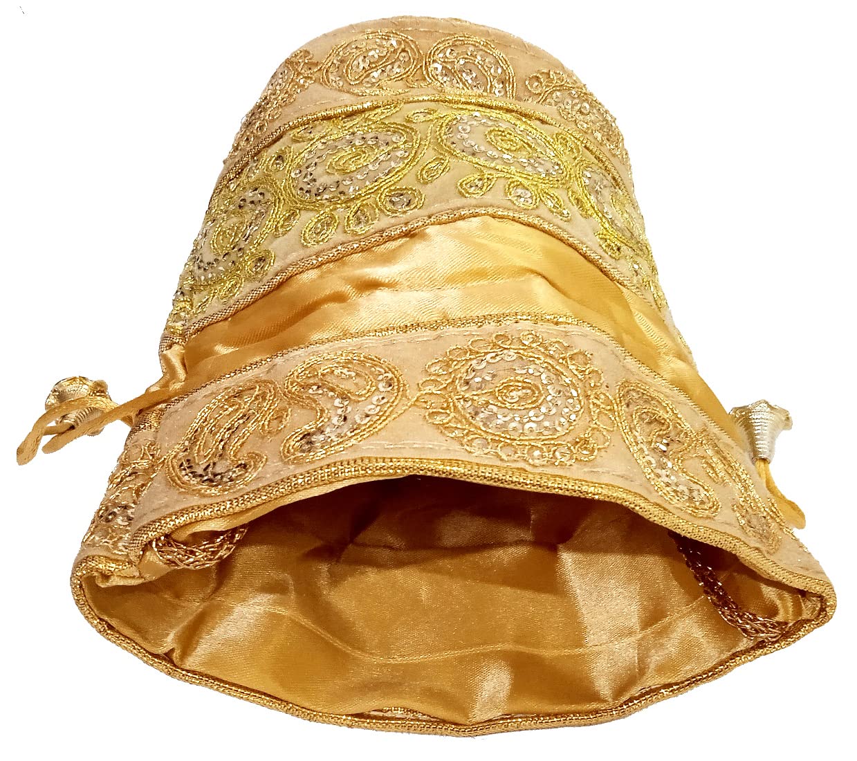 Stylish Purpledip Potli Bags - Handmade Drawstring Purse for Women (Potli01$) - Perfect for Weddings, Parties & Festive Occasions