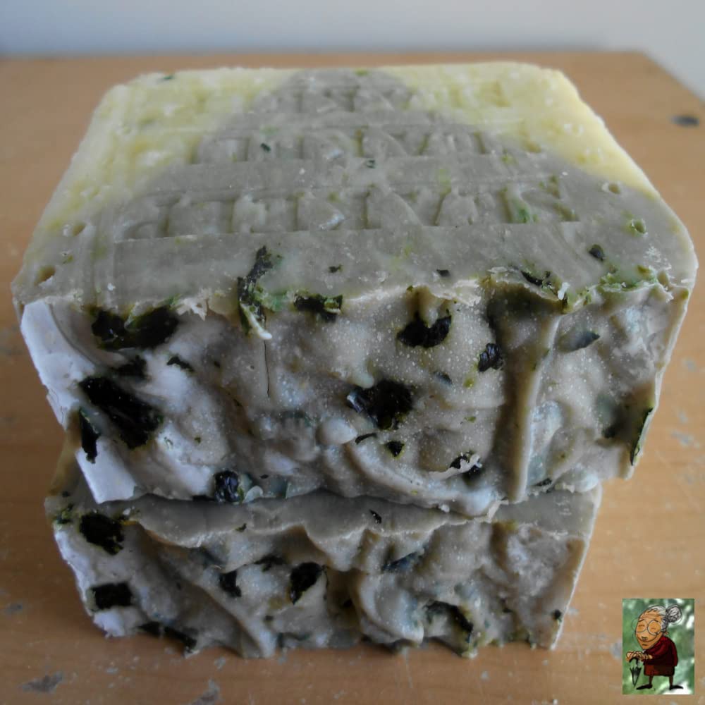 Organic Sea Kelp & Cocoa Butter Unscented Facial Soap - Gentle Cleansing for Dry & Sensitive Skin - Perfect for Daily Skincare Routine & Spa Treatments