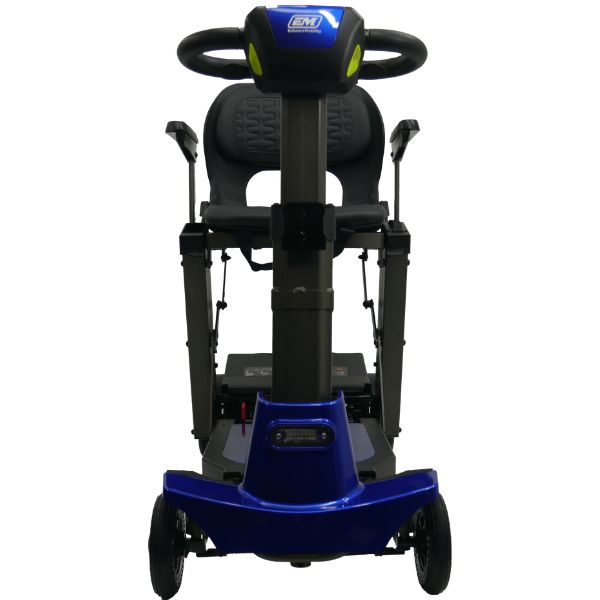 Mojo Manual Folding Scooter - Lightweight & Portable Mobility Aid for Adults & Seniors - Perfect for Travel, Shopping & Outdoor Activities