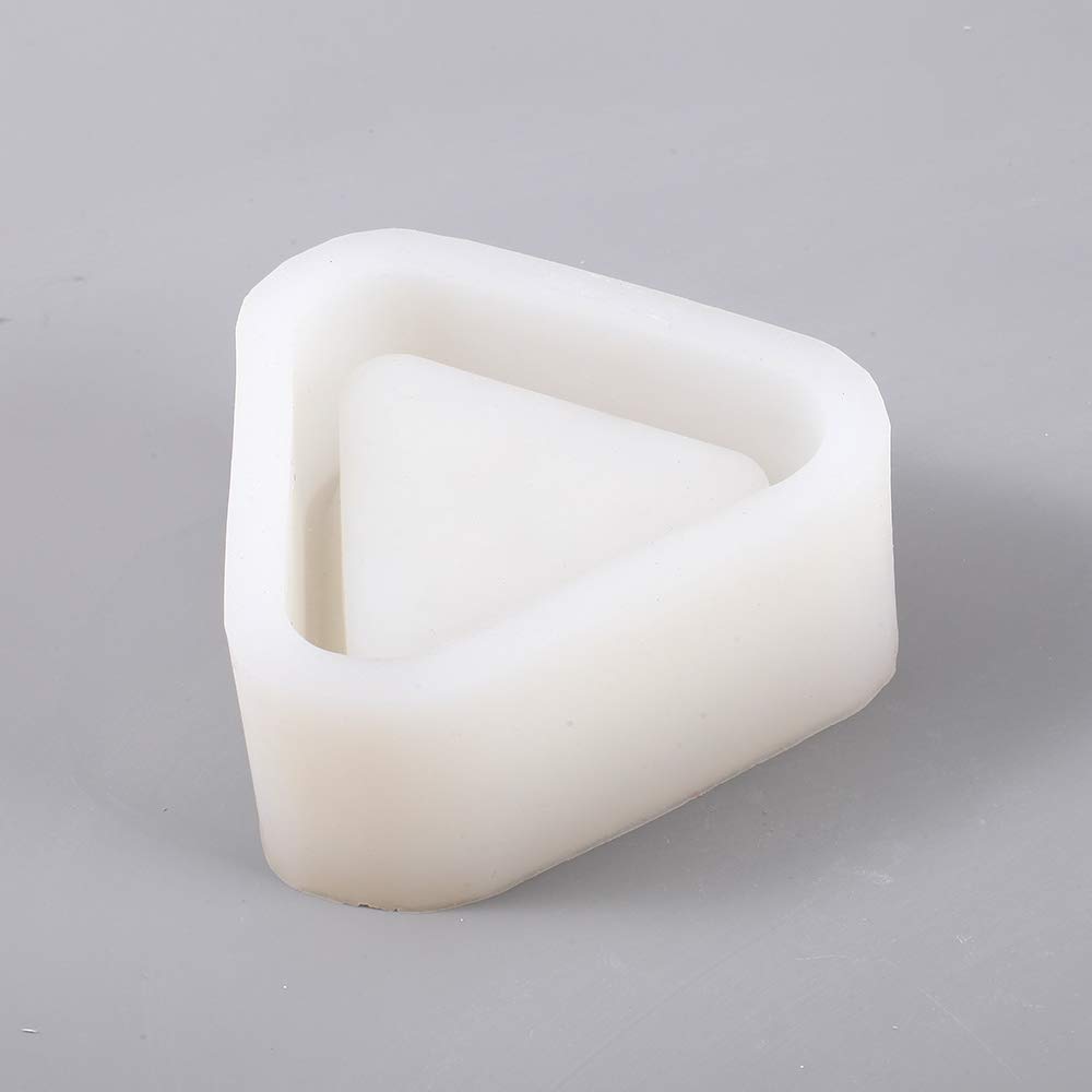 Triangle Silicone Planter Mold for Cement Succulent Flower Pots - DIY Handmade Home Decoration Tool for Indoor Plants & Garden Decor