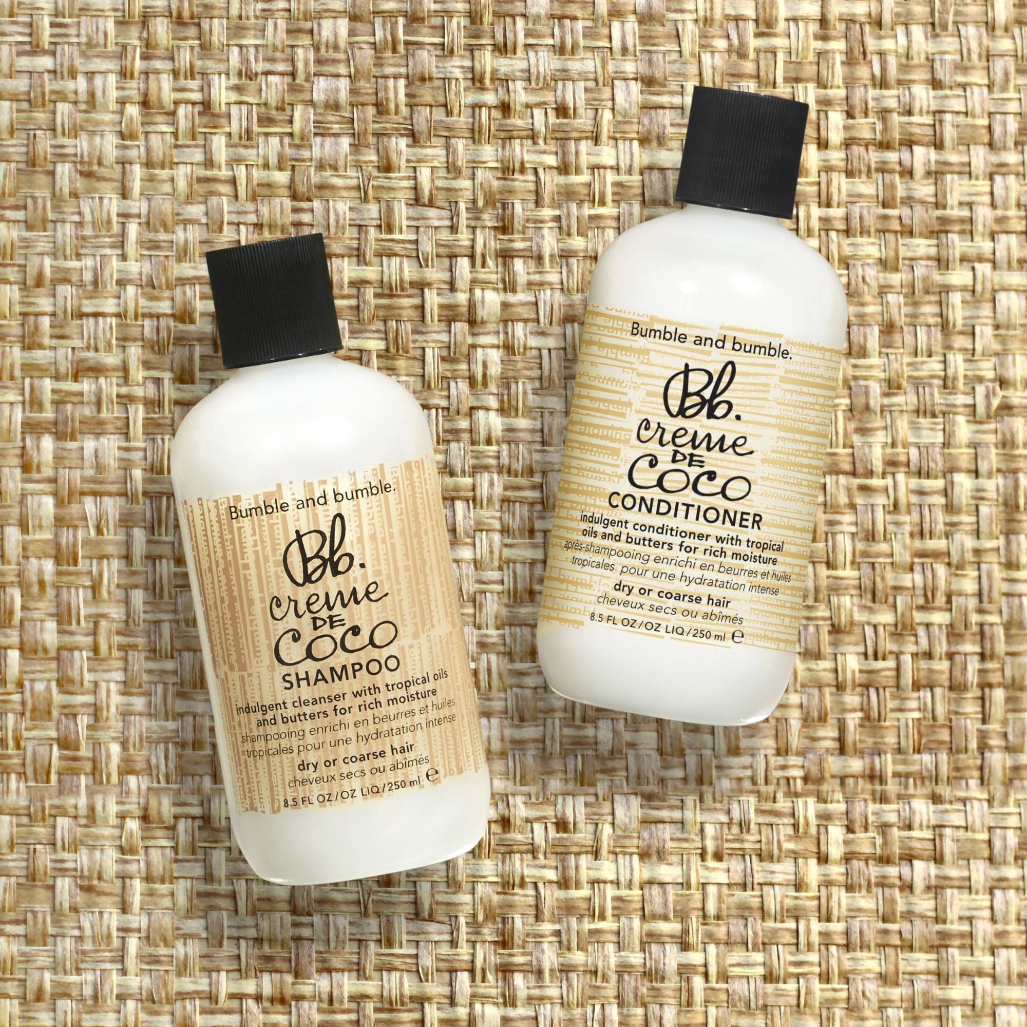 Bumble and bumble Creme De Coco Coconut Conditioner - Deep Moisturizing Hair Treatment for Frizz Control & Hydration - Works on Curly, Wavy & Straight Hair - Perfect for Dry, Damaged Hair & Daily Nourishment