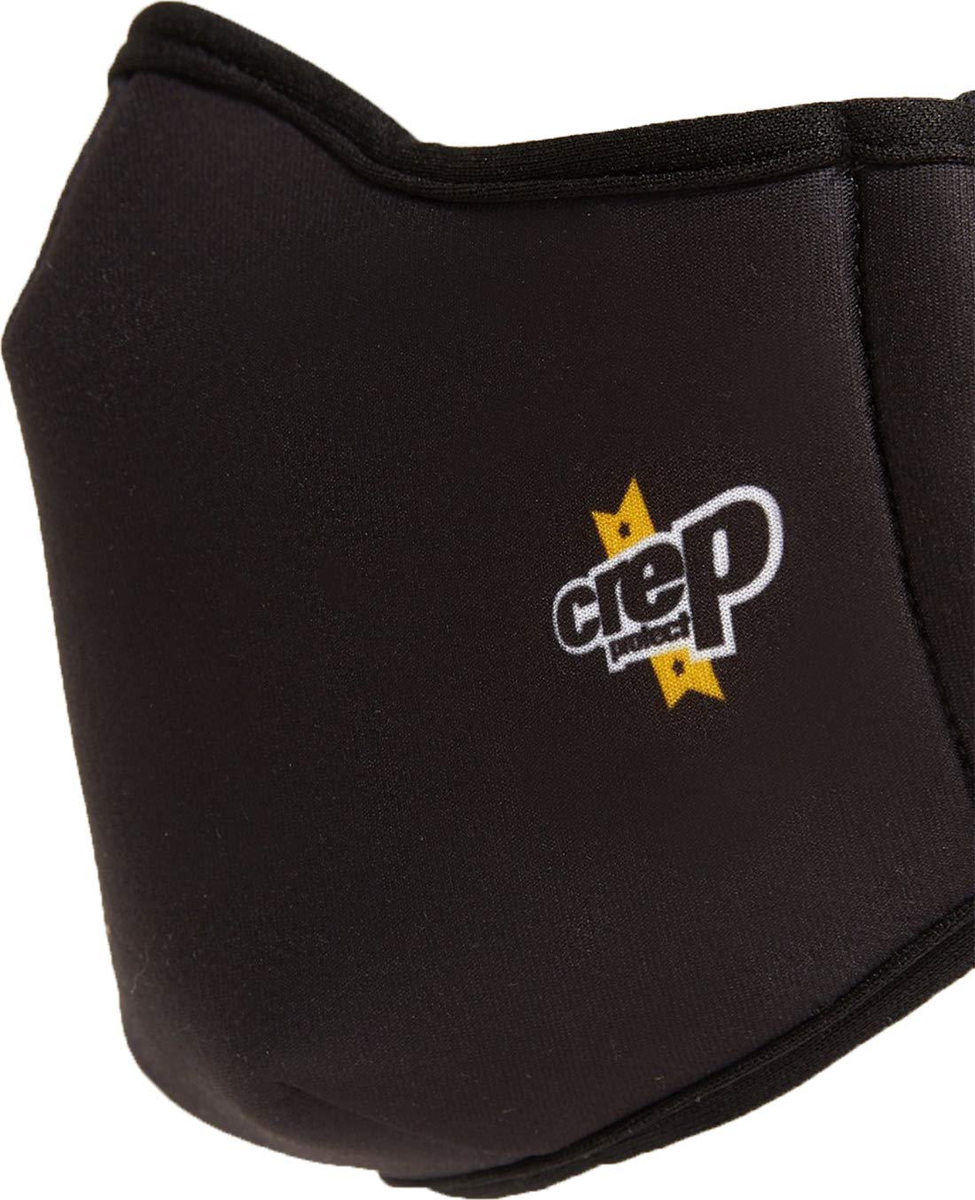 Crep Protect Black Face Mask - Large Size, Breathable & Reusable for Daily Wear, Outdoor Activities & Travel Protection