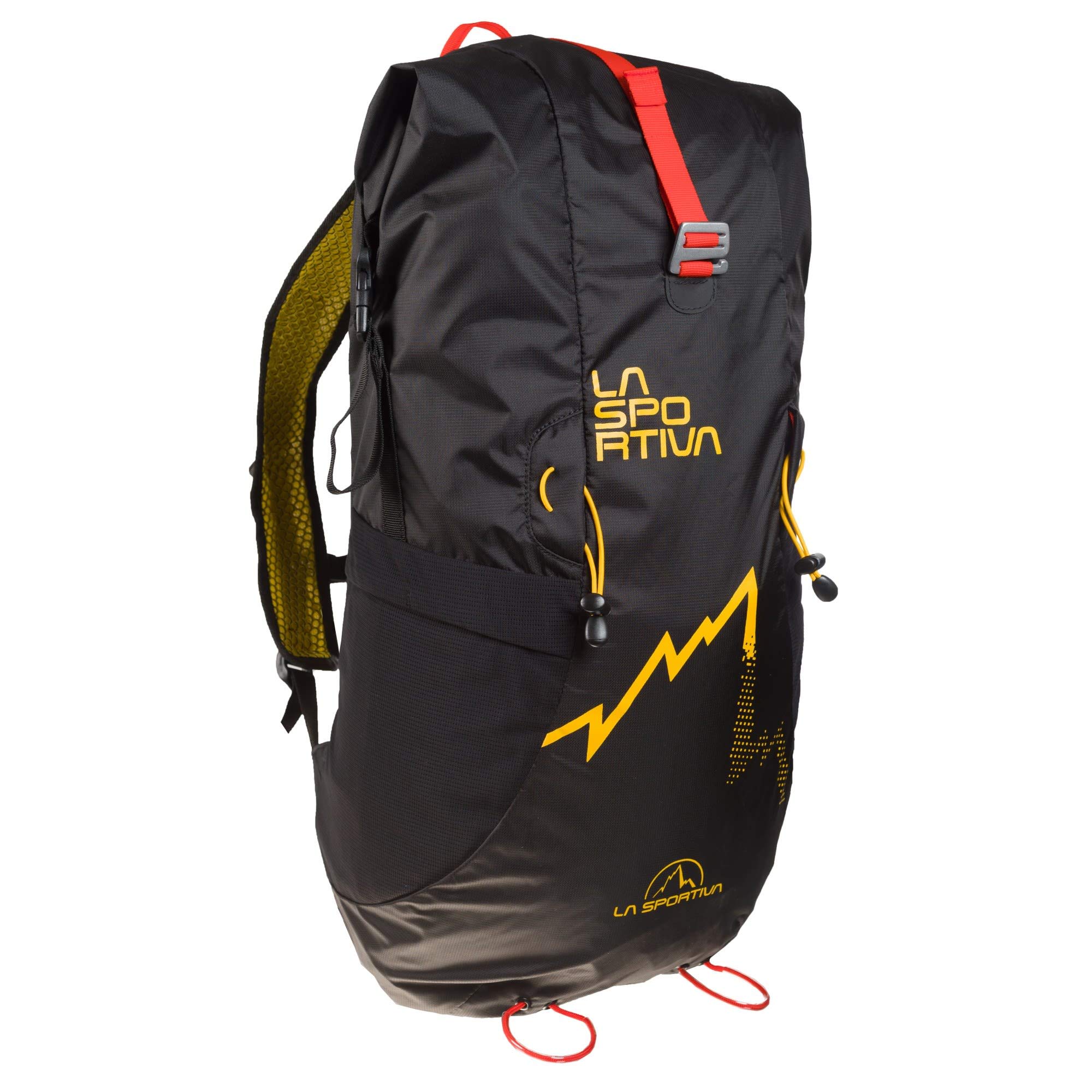 Alpine Backpack Black/Yellow - Lightweight Hiking Backpack for Outdoor Adventures, Camping & Travel (999100 PZ) - Perfect for Hiking, Trekking & Daily Use