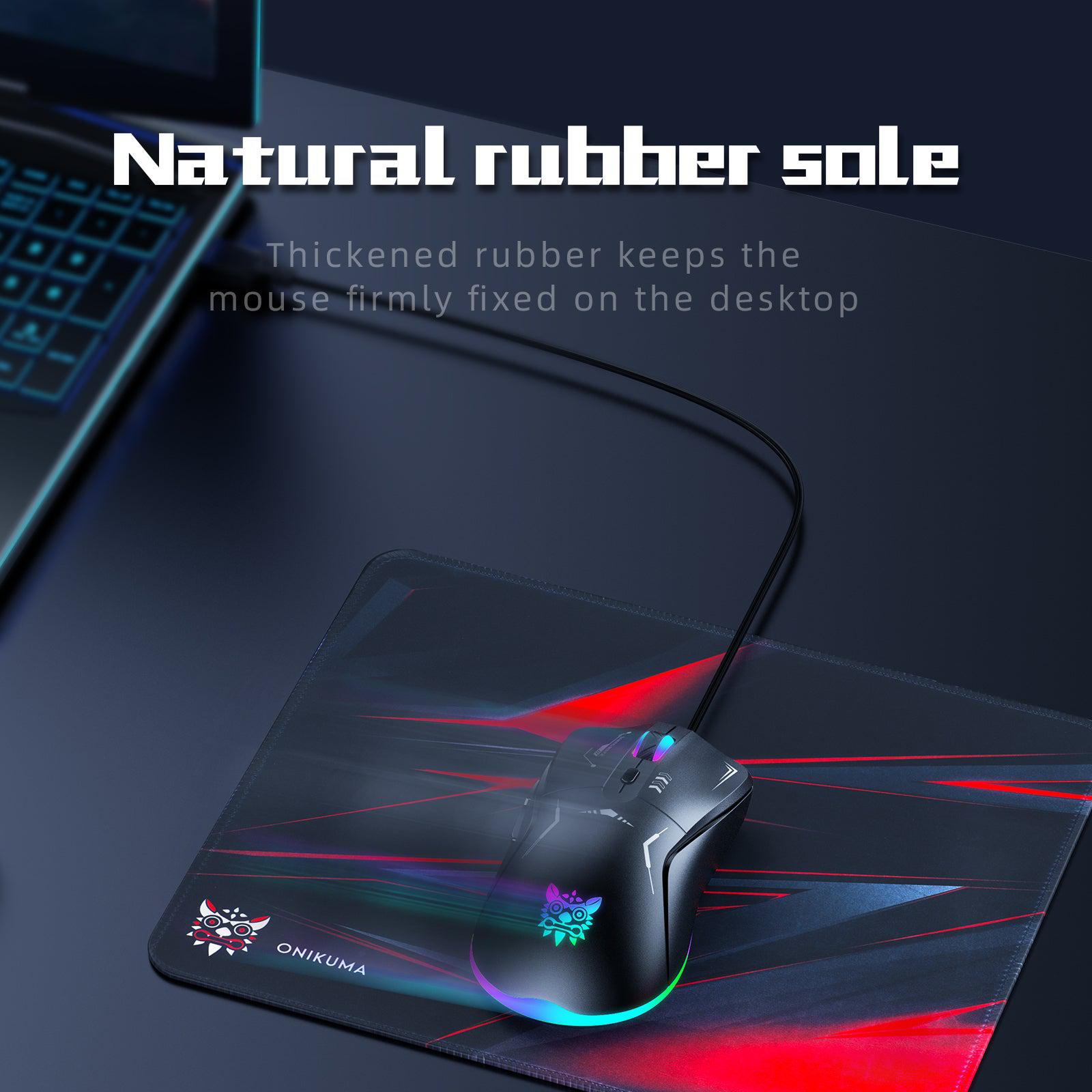 ONIKUMA TZ5006 5-in-1 Gaming Combo Set - RGB Gaming Keyboard, Mouse, Headset, Headstand & Mousepad - Perfect for PC, PS4, Xbox Gaming Setup & Esports Tournaments