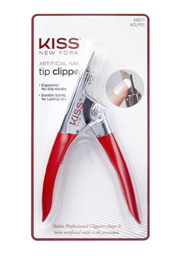 KISS Artificial Nail Tip Clipper - Professional Nail Clippers for Acrylic & False Nails - Perfect for Salon, Home Manicure & DIY Nail Art
