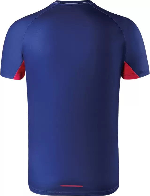 Victor T 25000B Badminton Shirt - V Neck Breathable Performance Sports Top for Men & Women - Ideal for Badminton, Tennis & Gym Workouts