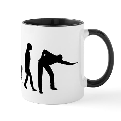 White/Black Inside - Billiards Evolution Mugs