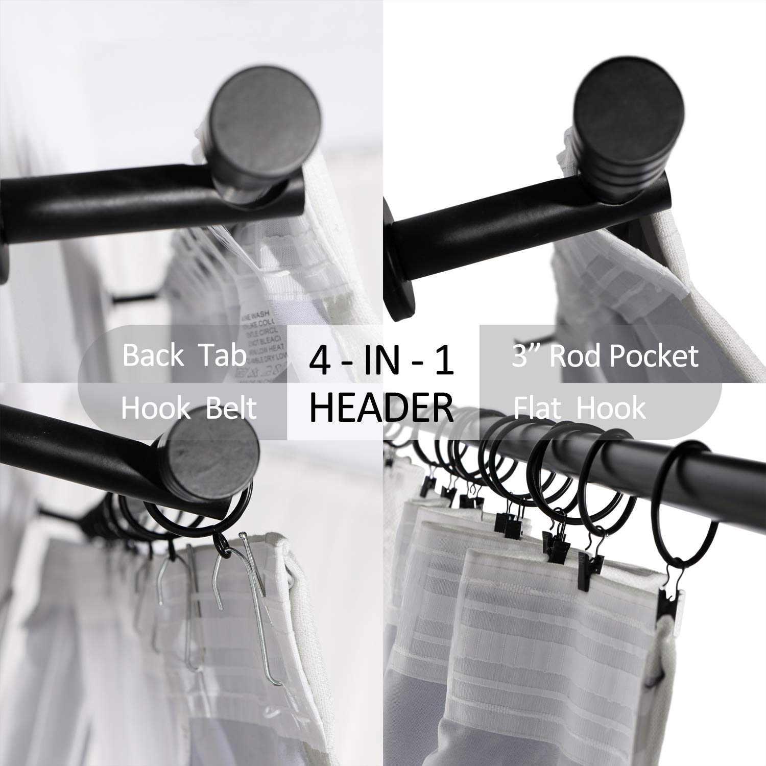 Frelement Breathable Faux Linen Blackout Curtains - Noise Reducing Thermal Insulated Window Drapes with Rod Pocket & Back Tab Hooks - 72x96 Inch, Sand White - Perfect for Bedroom, Living Room, Office & Patio Door