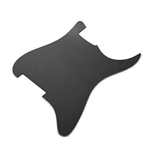 3-Ply Electric Guitar Pickguard for American ST Guitars - DIY Custom Guard Plate in Black | Perfect for Upgrades, Repairs & Custom Builds