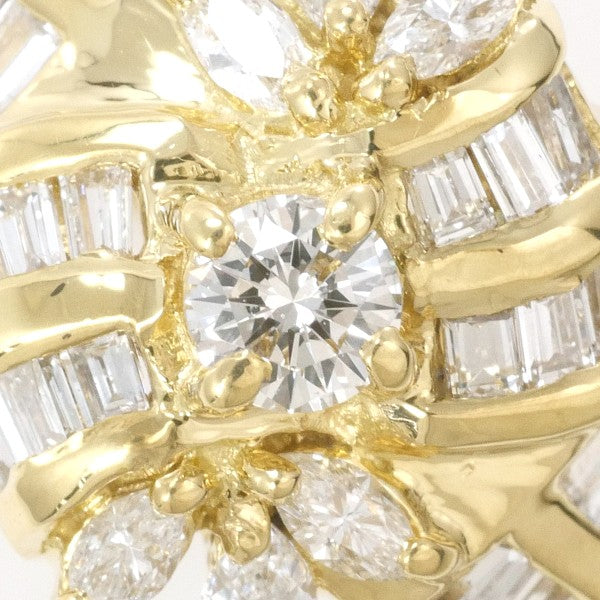 18K Yellow Gold Diamond Ring for Women - Elegant Solitaire Engagement & Wedding Band - Perfect for Proposals, Anniversaries, and Special Occasions
