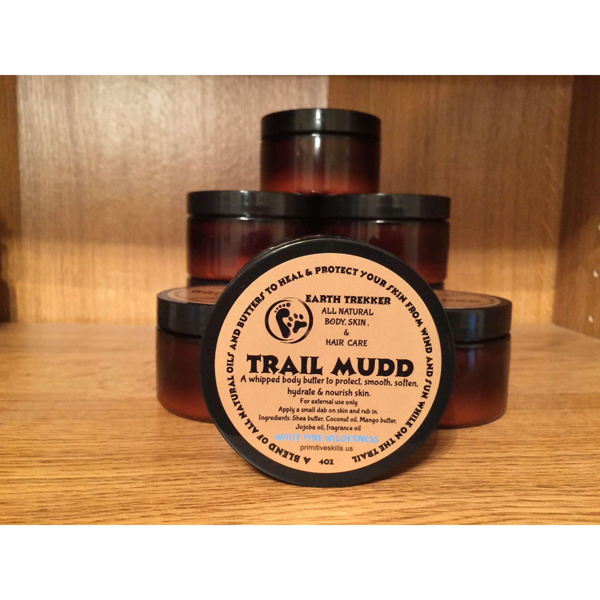 Trail Mudd Skin Lotion - Moisturizing & Protective Outdoor Lotion for Hiking, Camping & Adventure - Natural Skin Care for Dry & Rough Skin