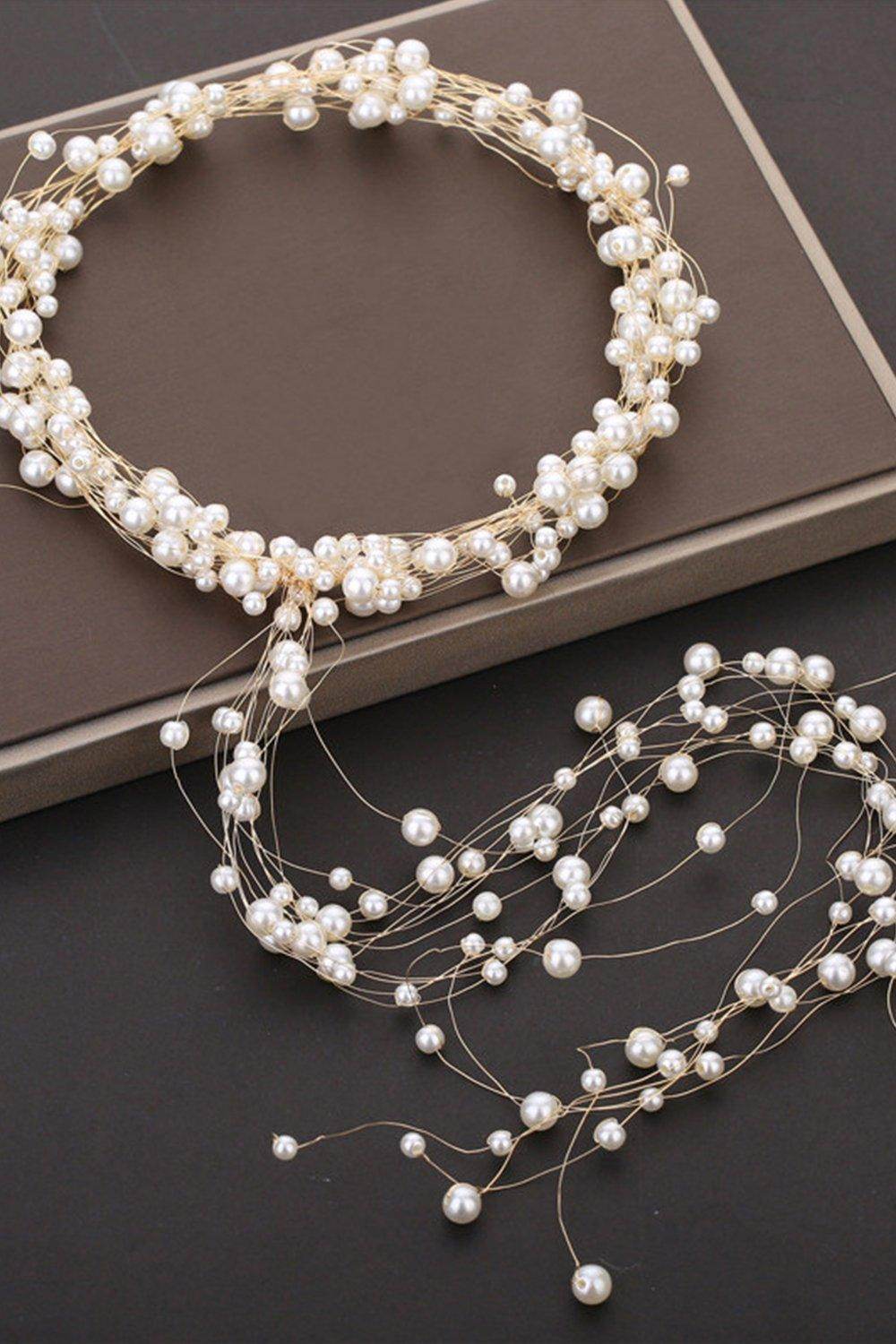 Elegant Imitation Pearl Headbands for Women - CH0405 | Fashion Hair Accessories for Weddings, Parties & Everyday Wear