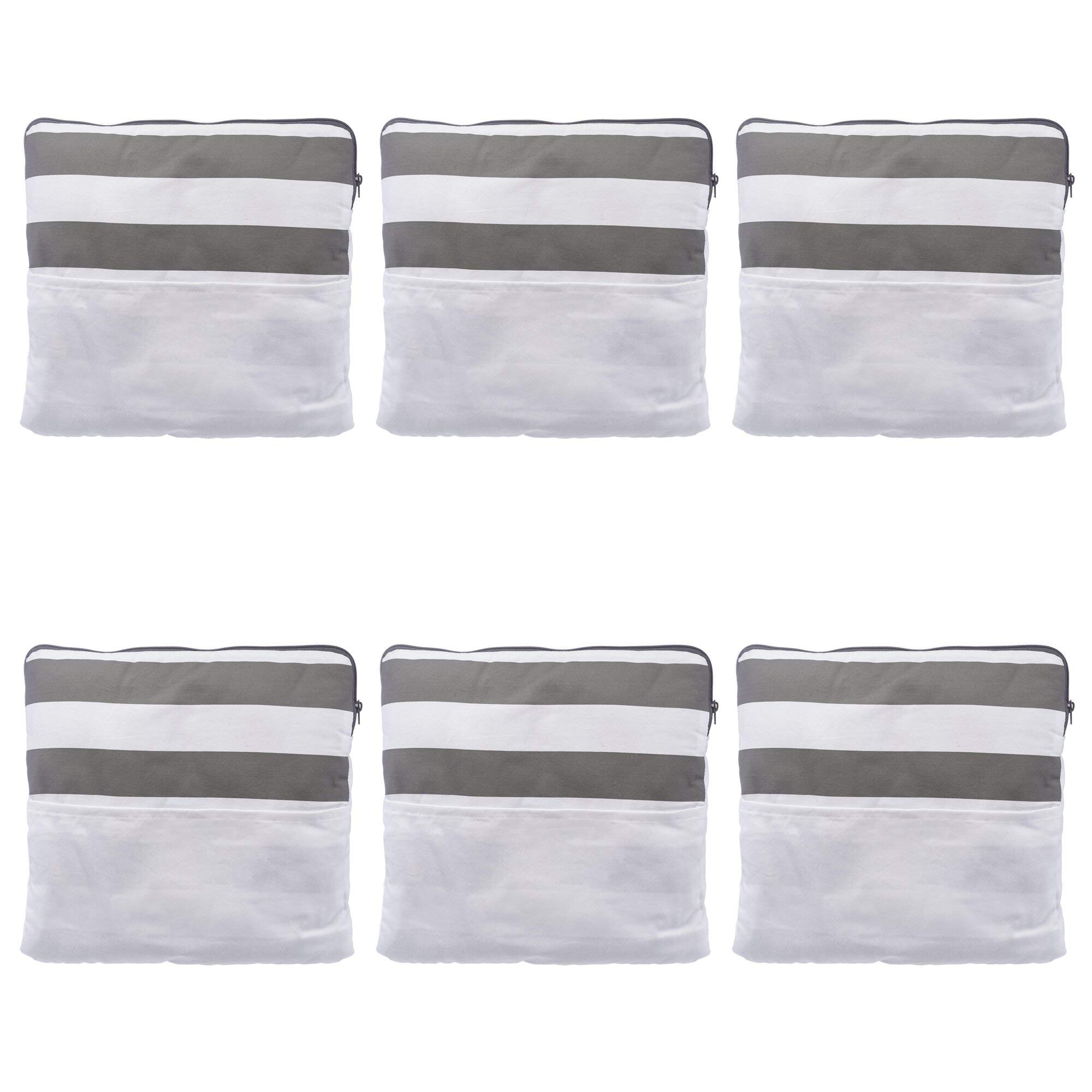 2-in-1 Cordova Pillow Blanket Set with Front Pocket - Ultra Soft Fleece Blanket & Pillow Combo in Grey - Perfect for Travel, Camping, and Cozy Home Use